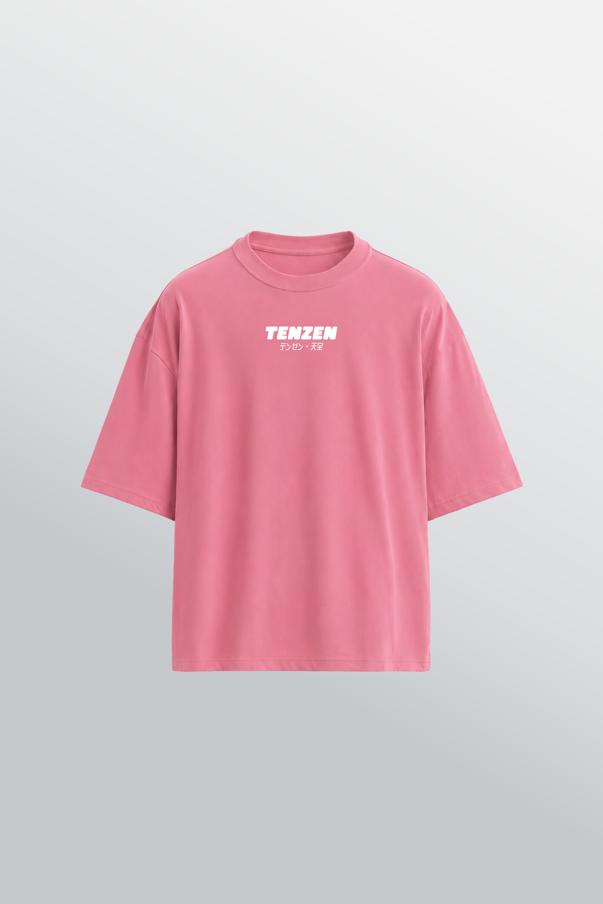 Crew Oversized Tee Pink