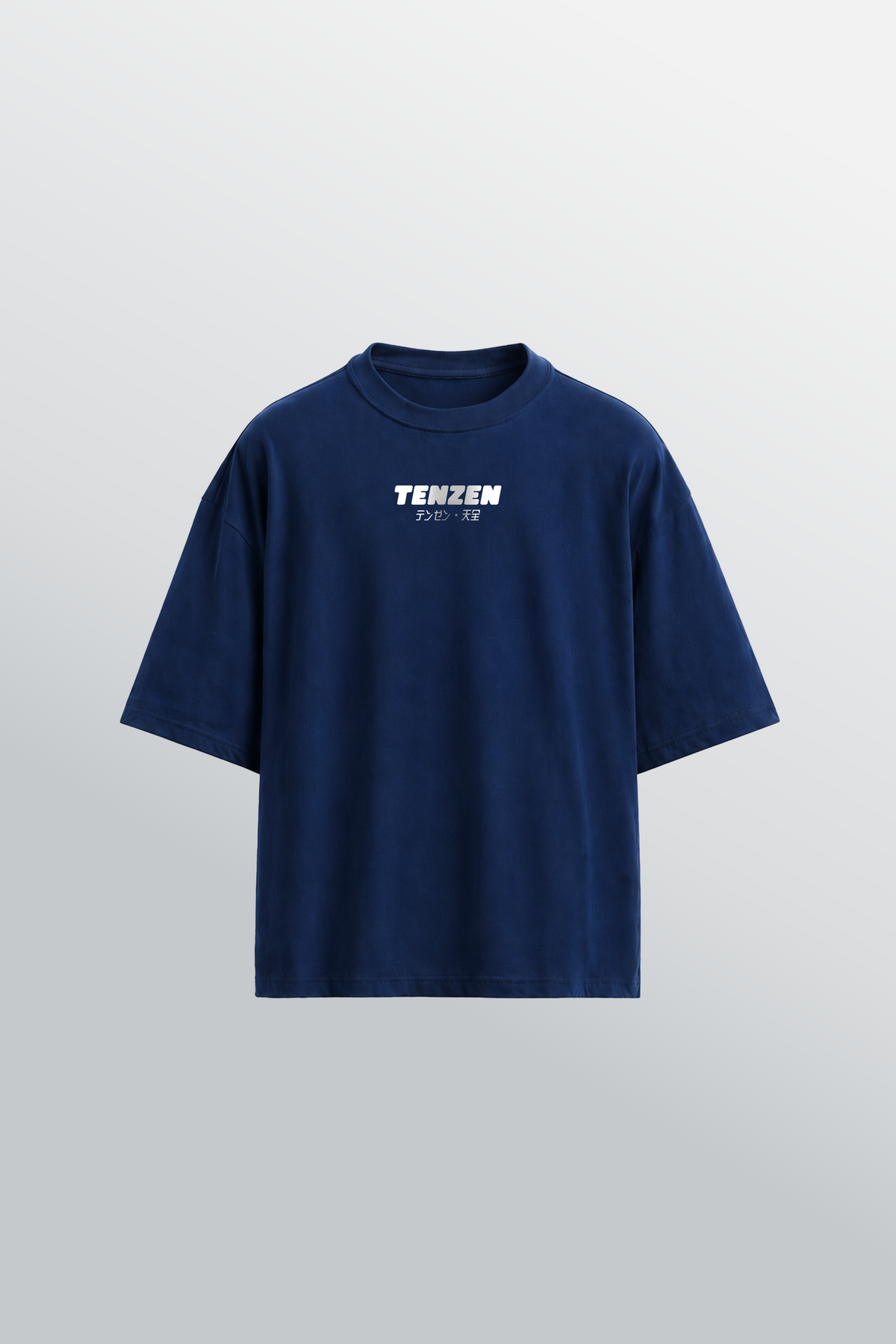 Crew Oversized Tee Navy