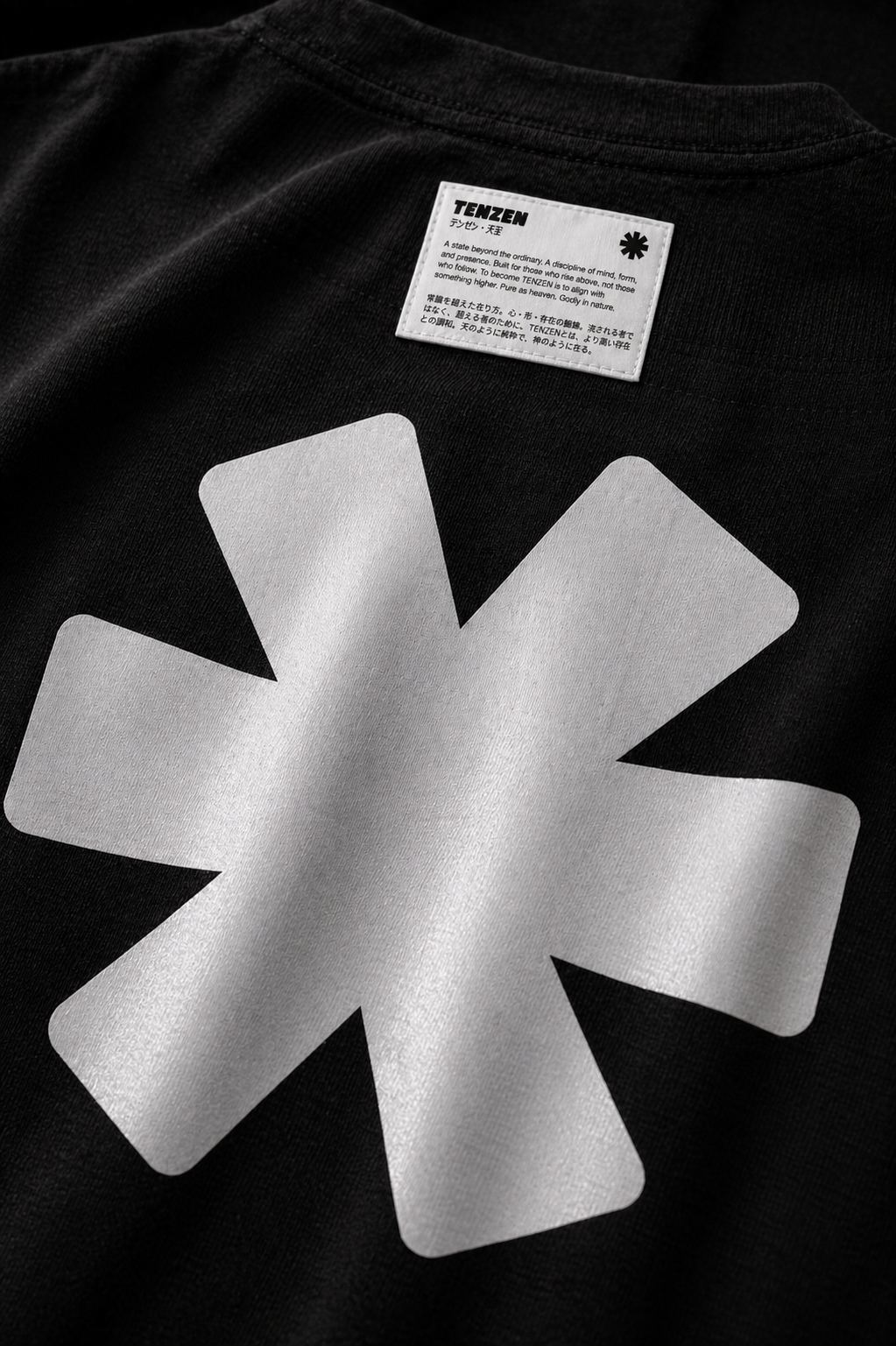 Crew Oversized Tee Black