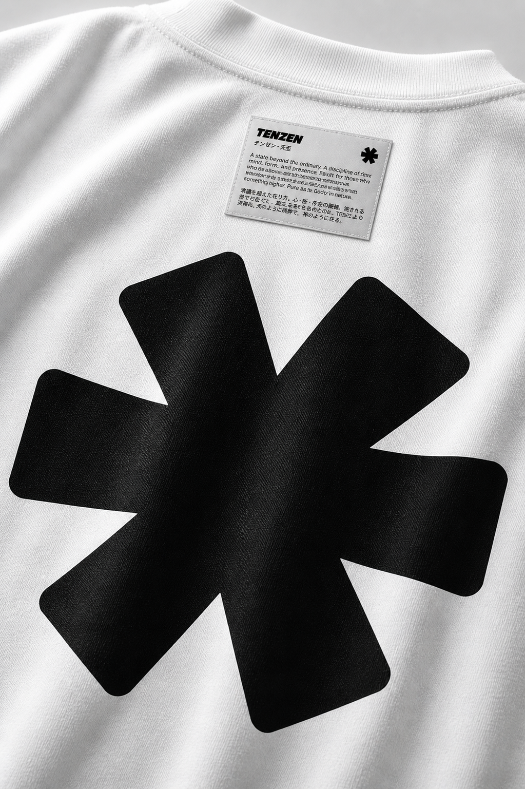 Crew Oversized Tee White