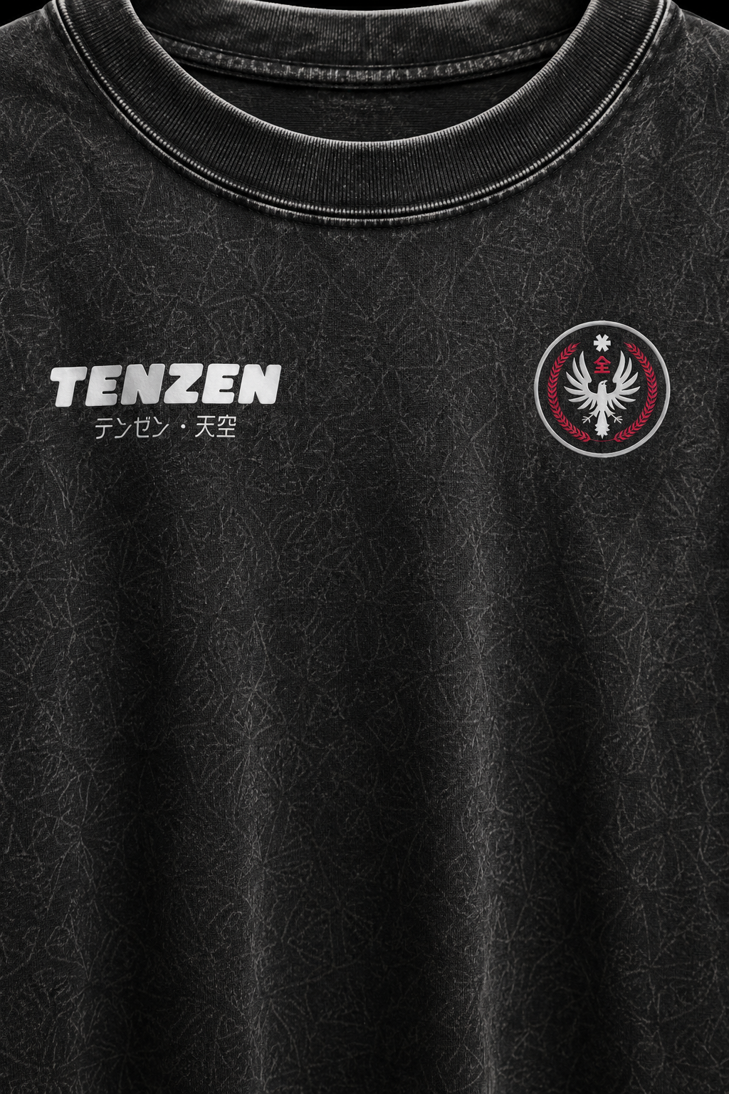 Angels Motor Club Layered Tee Acid Black