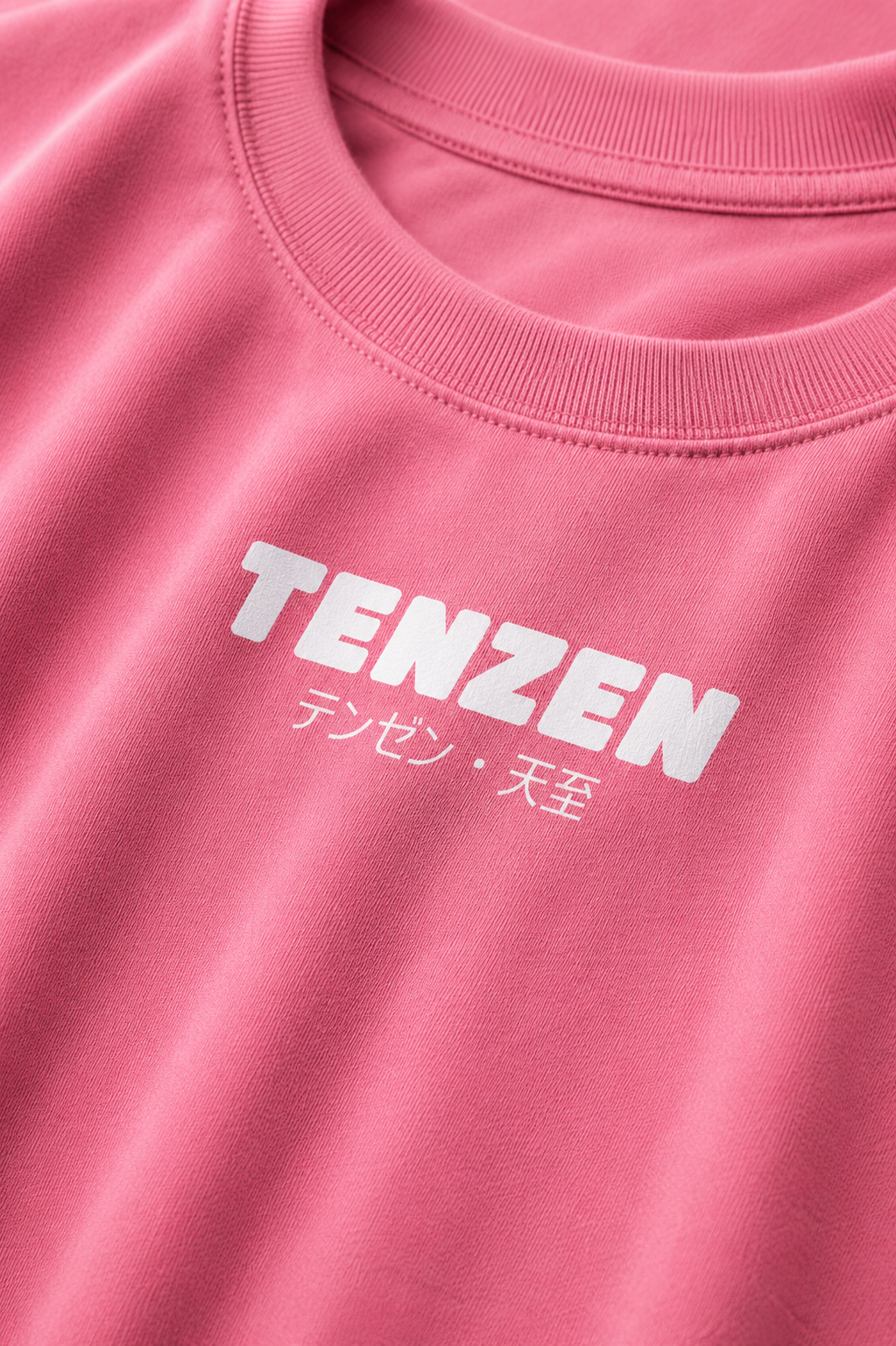 Crew Oversized Tee Pink