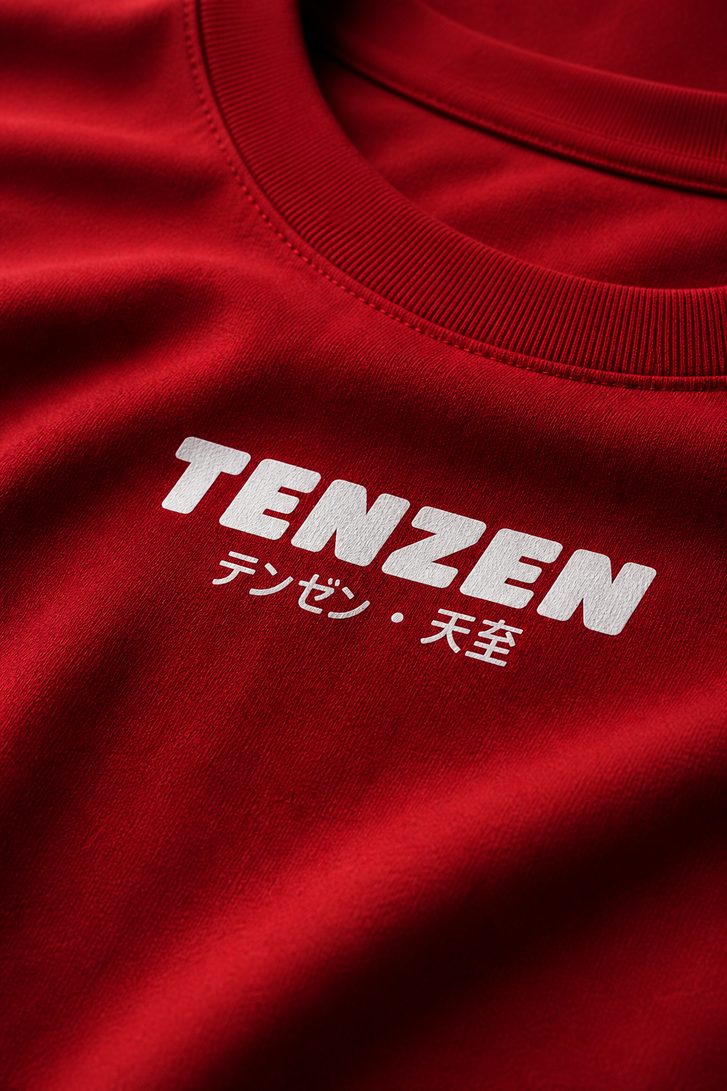 Crew Oversized Tee Red
