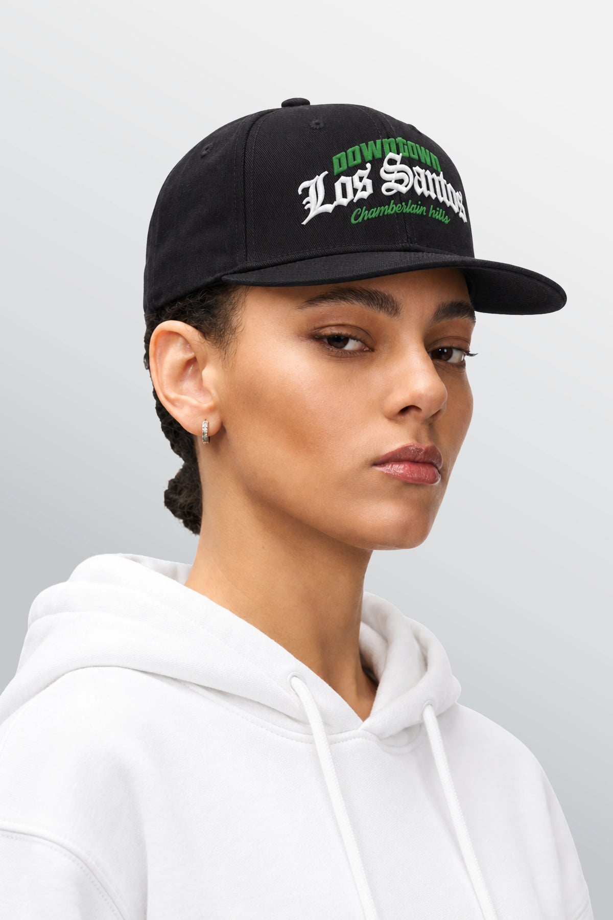 Los Santos Snapback Cap Black