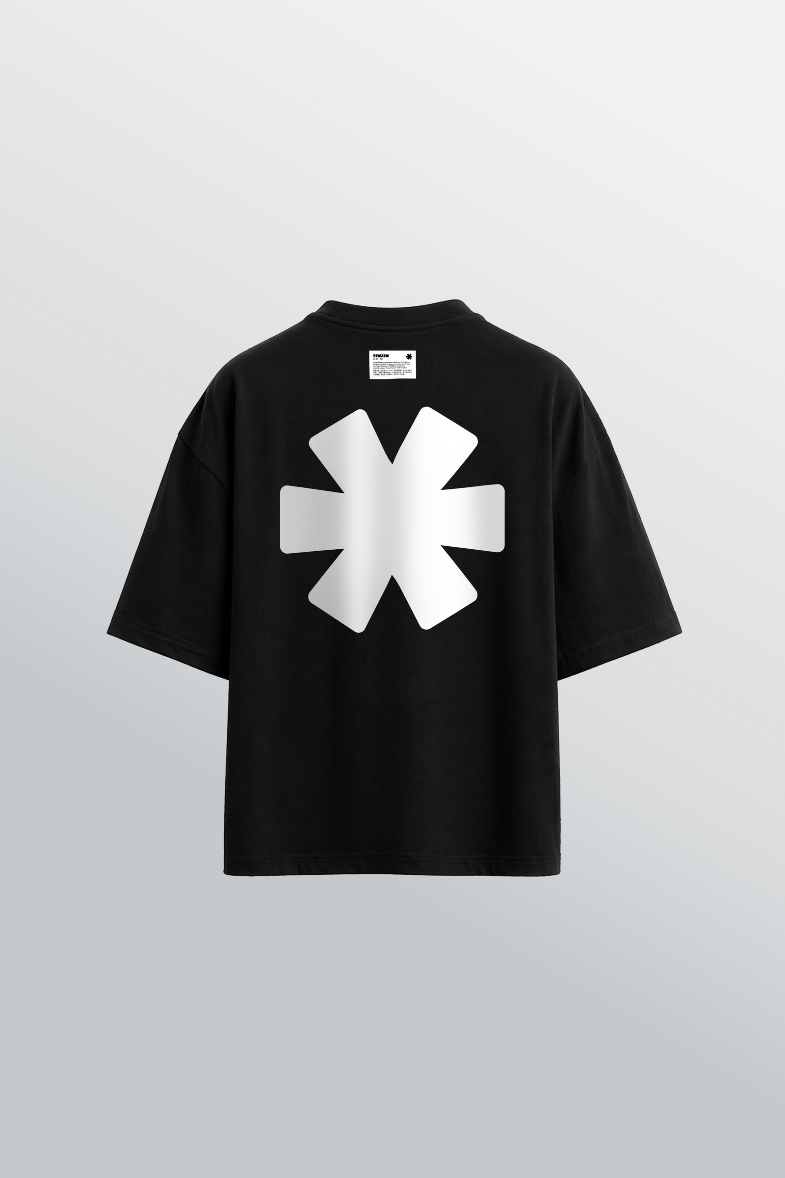 Crew Oversized Tee Black