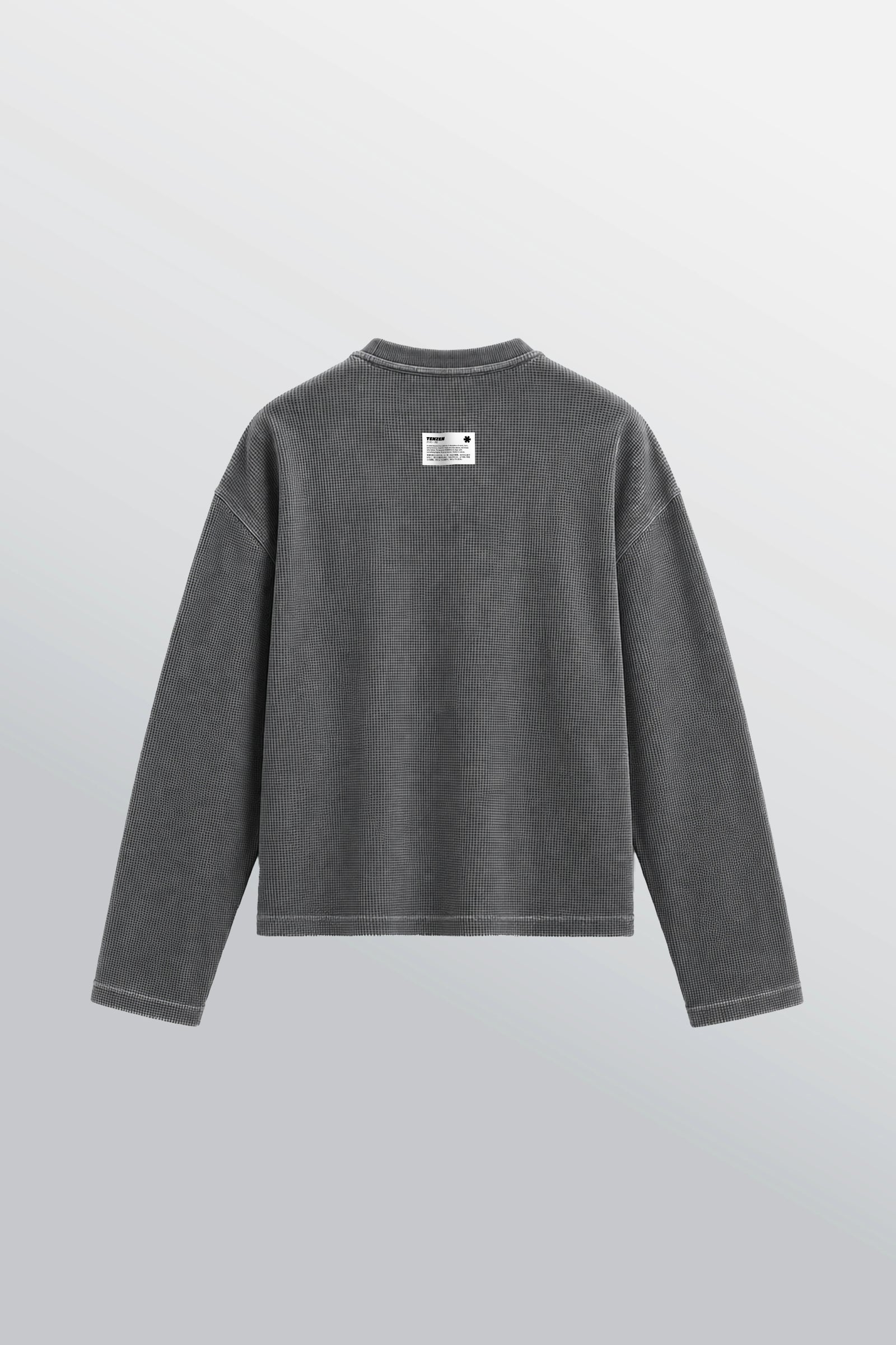 Absolute Cinema Oversized Waffle Tee Acid Black