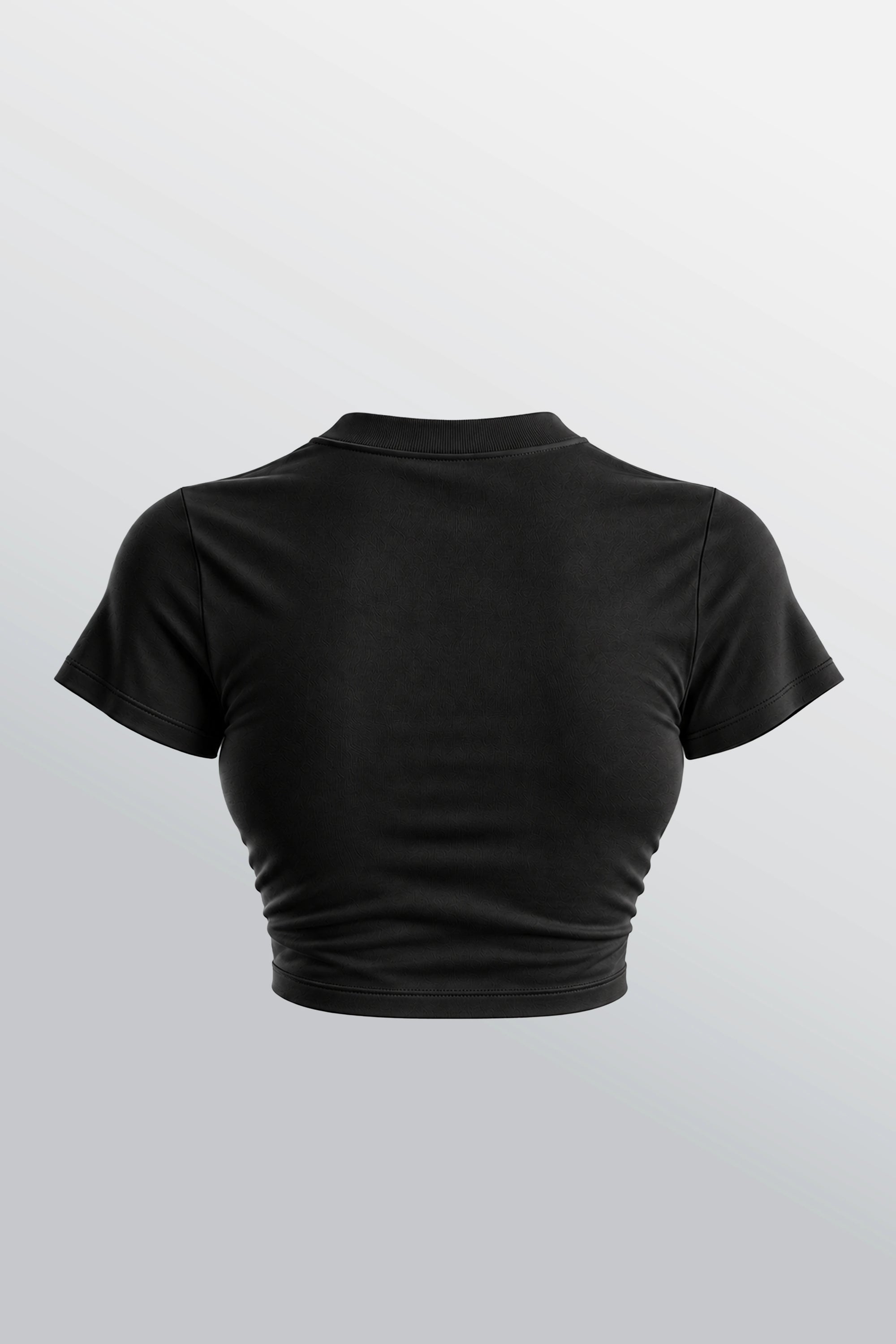 Matcha Breakdown Baby Tee Black - Back