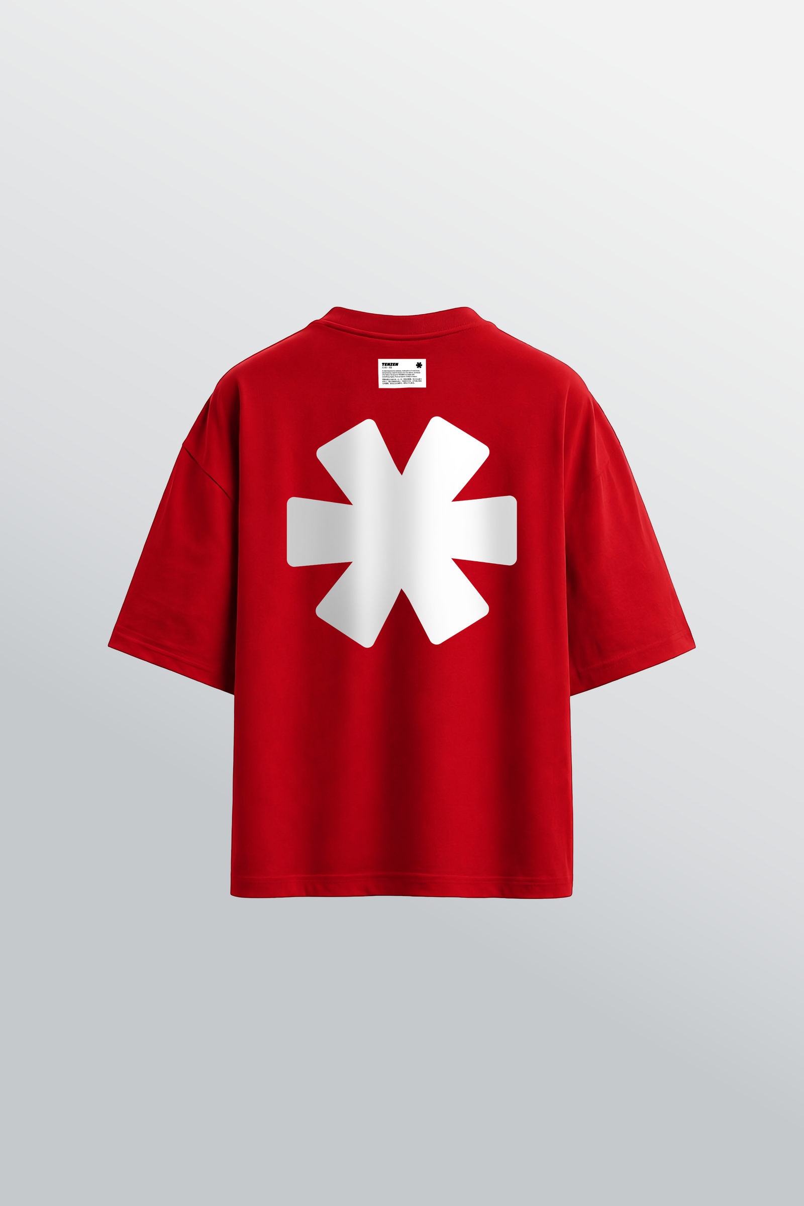 Crew Oversized Tee Red