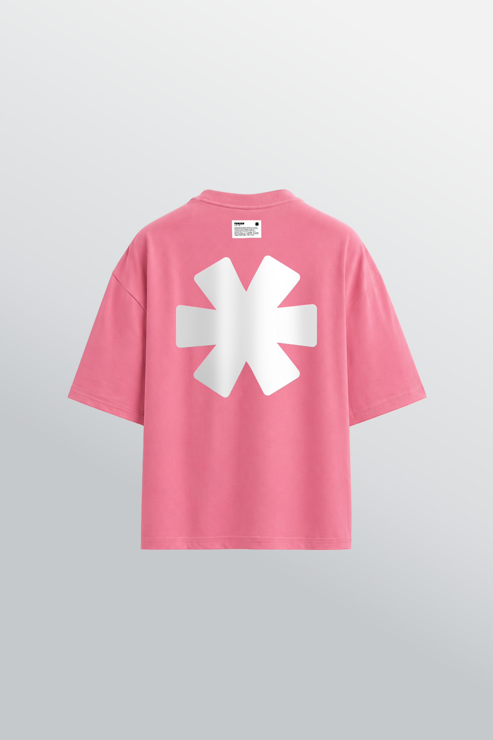 Crew Oversized Tee Pink