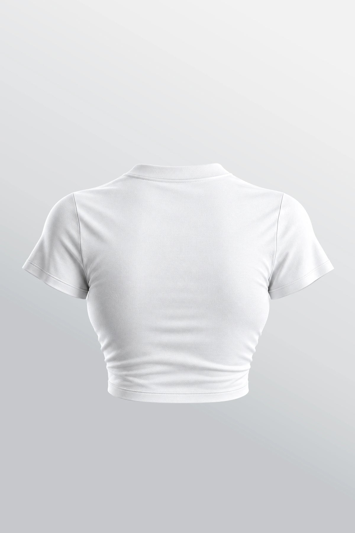 Wont Ask Twice Baby Tee White