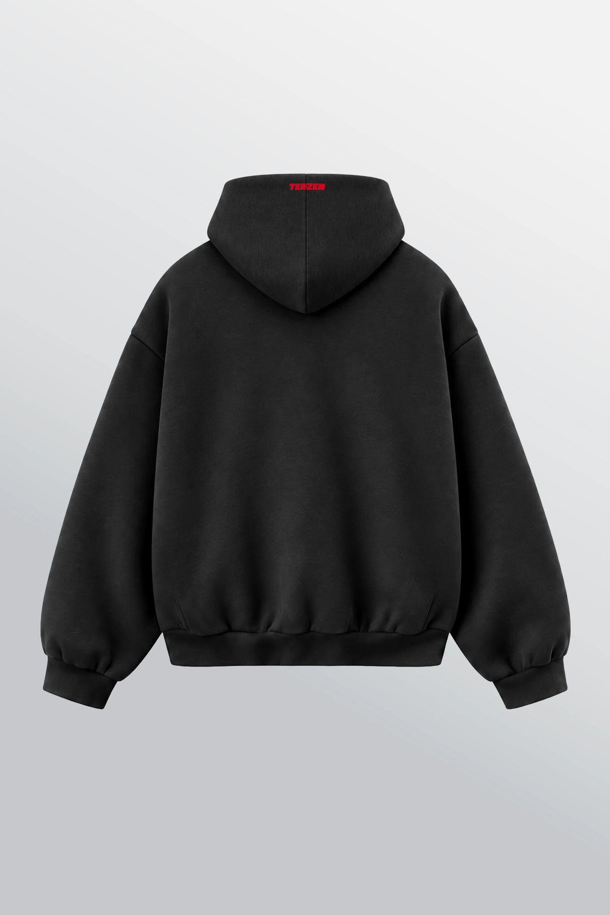 Narcissistic Tendency Oversized Hoodie Black