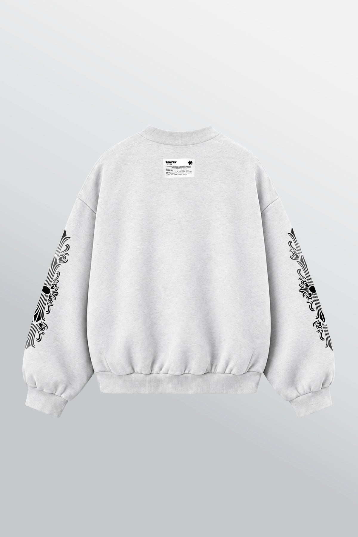 Kingdom Of Northumbria Oversized Sweatshirt White