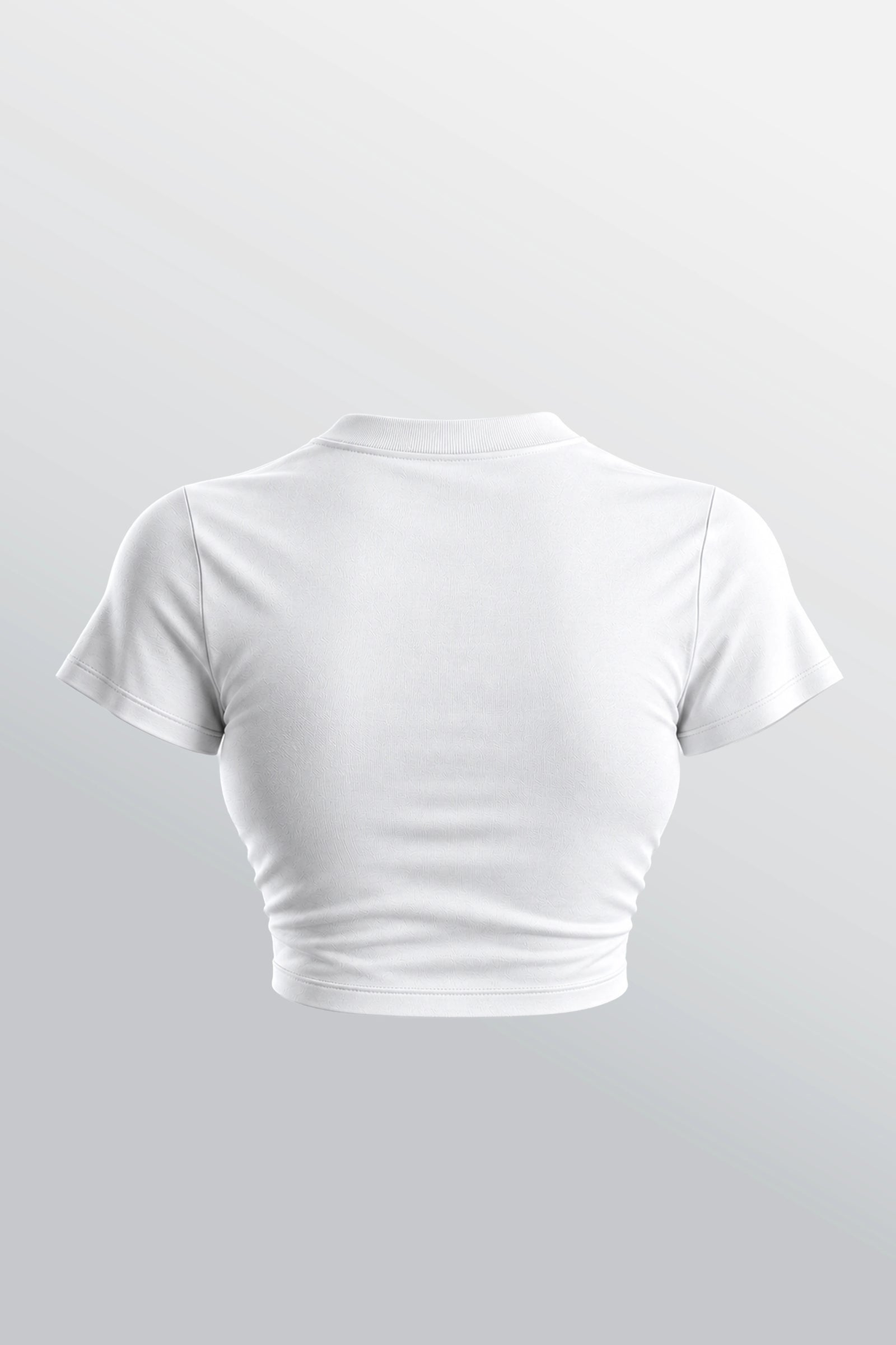 Wont Ask Twice Baby Tee White