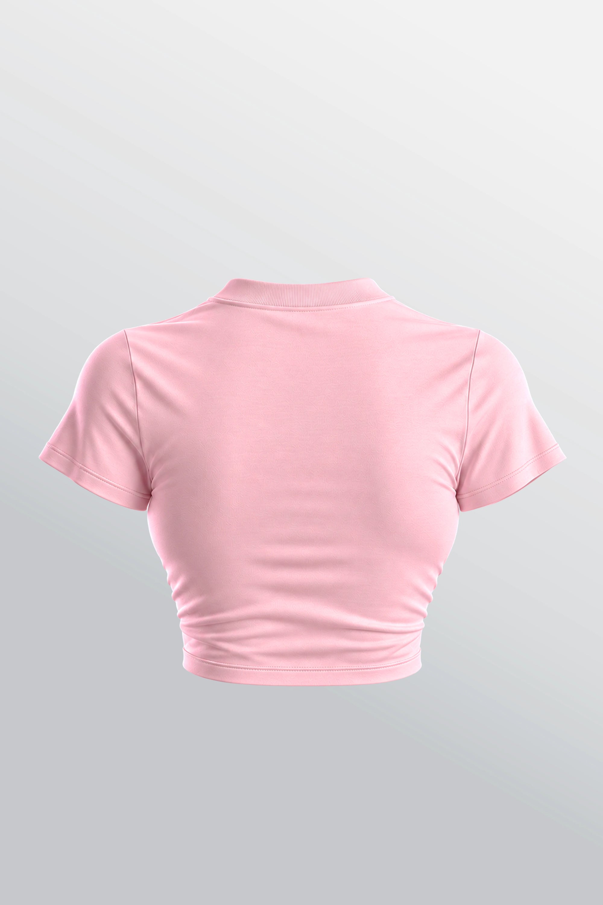 Just A Girly Baby Tee Pink - Back