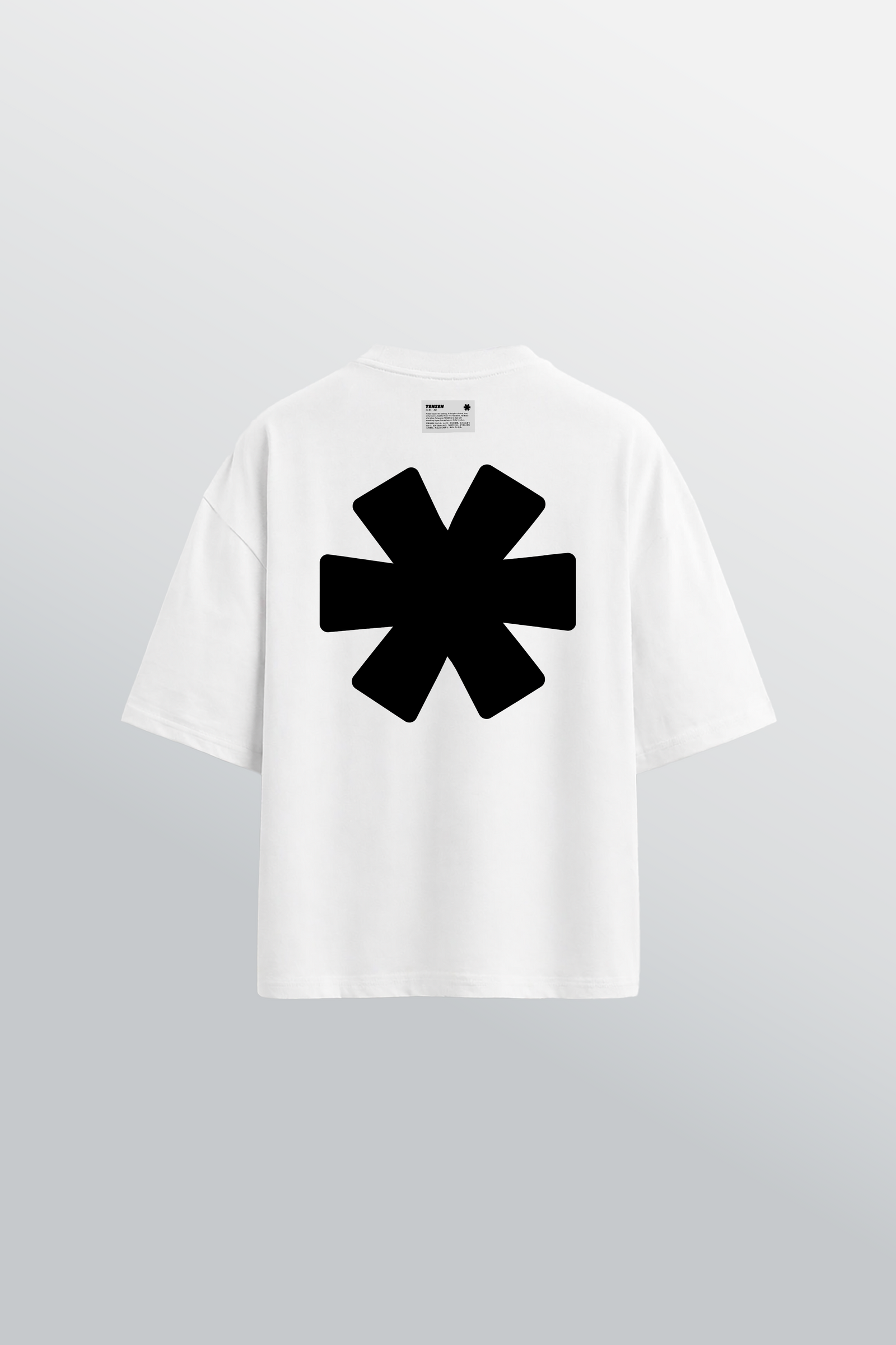 Crew Oversized Tee White