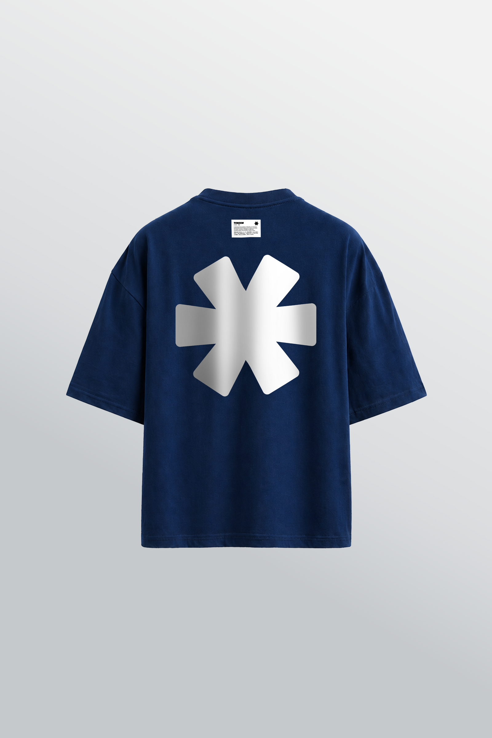 Crew Oversized Tee Navy
