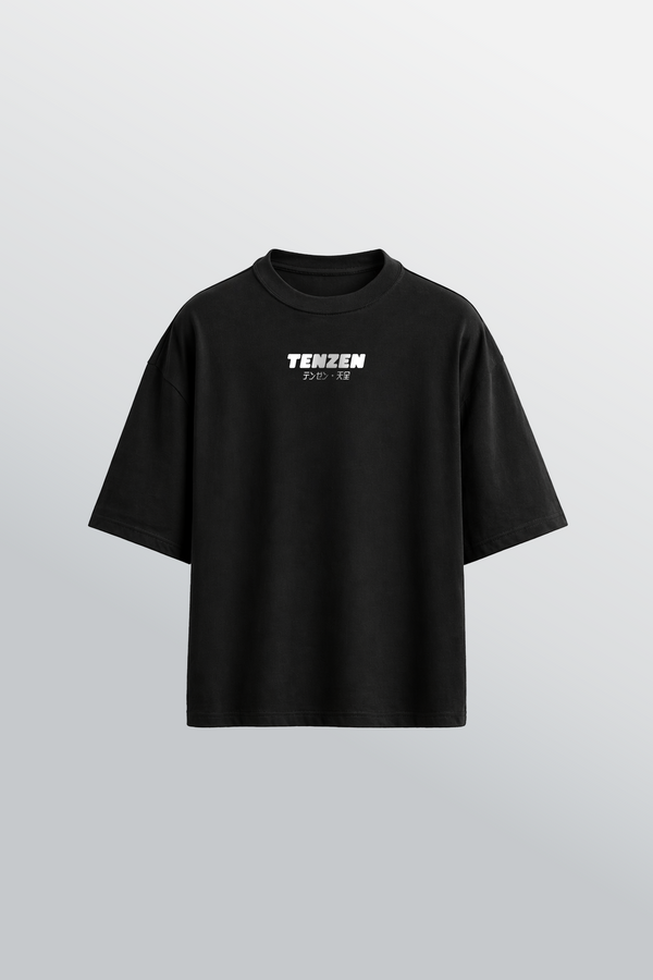 Crew Oversized Tee Black