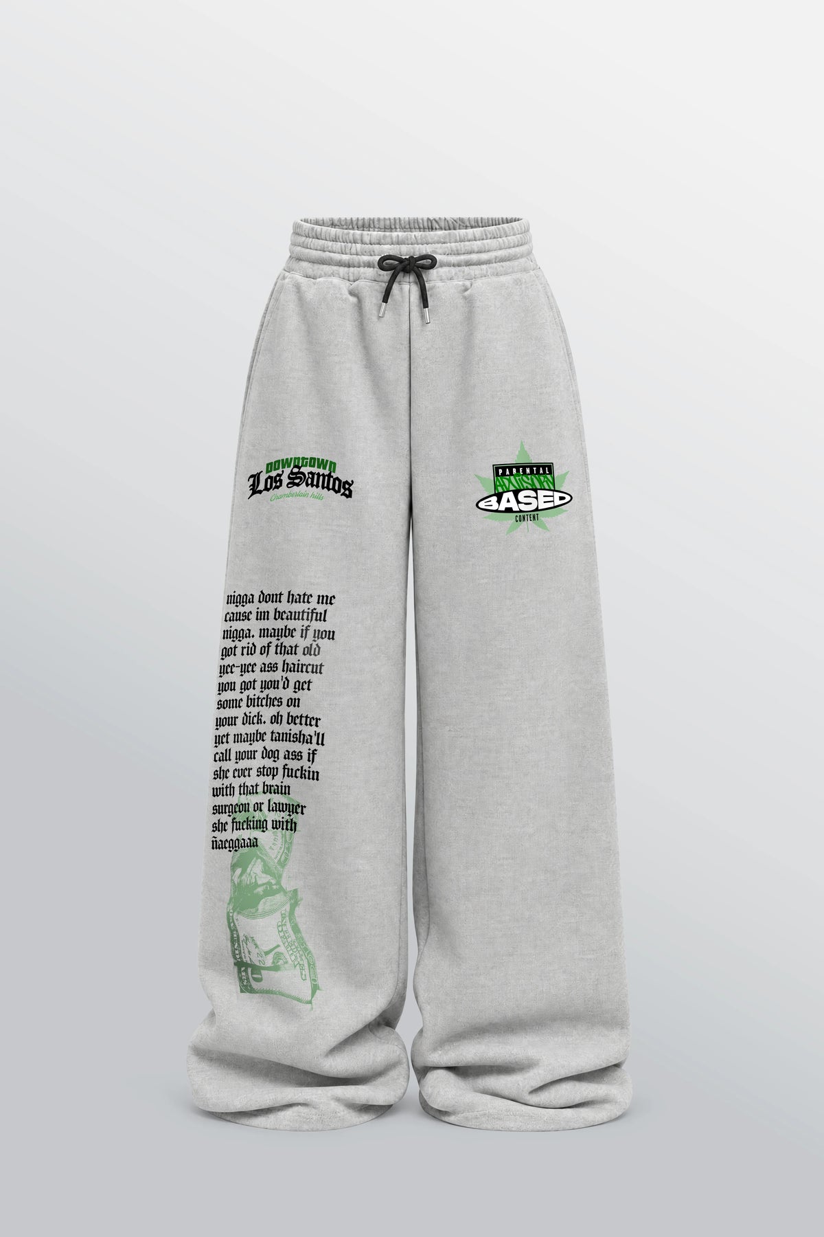 Los Santos Loose-Fit Sweatpants Grey