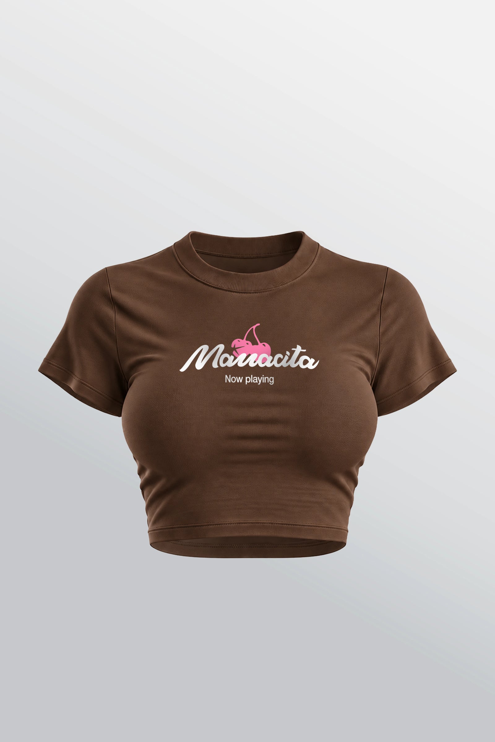 Mamacita Baby Tee Brown