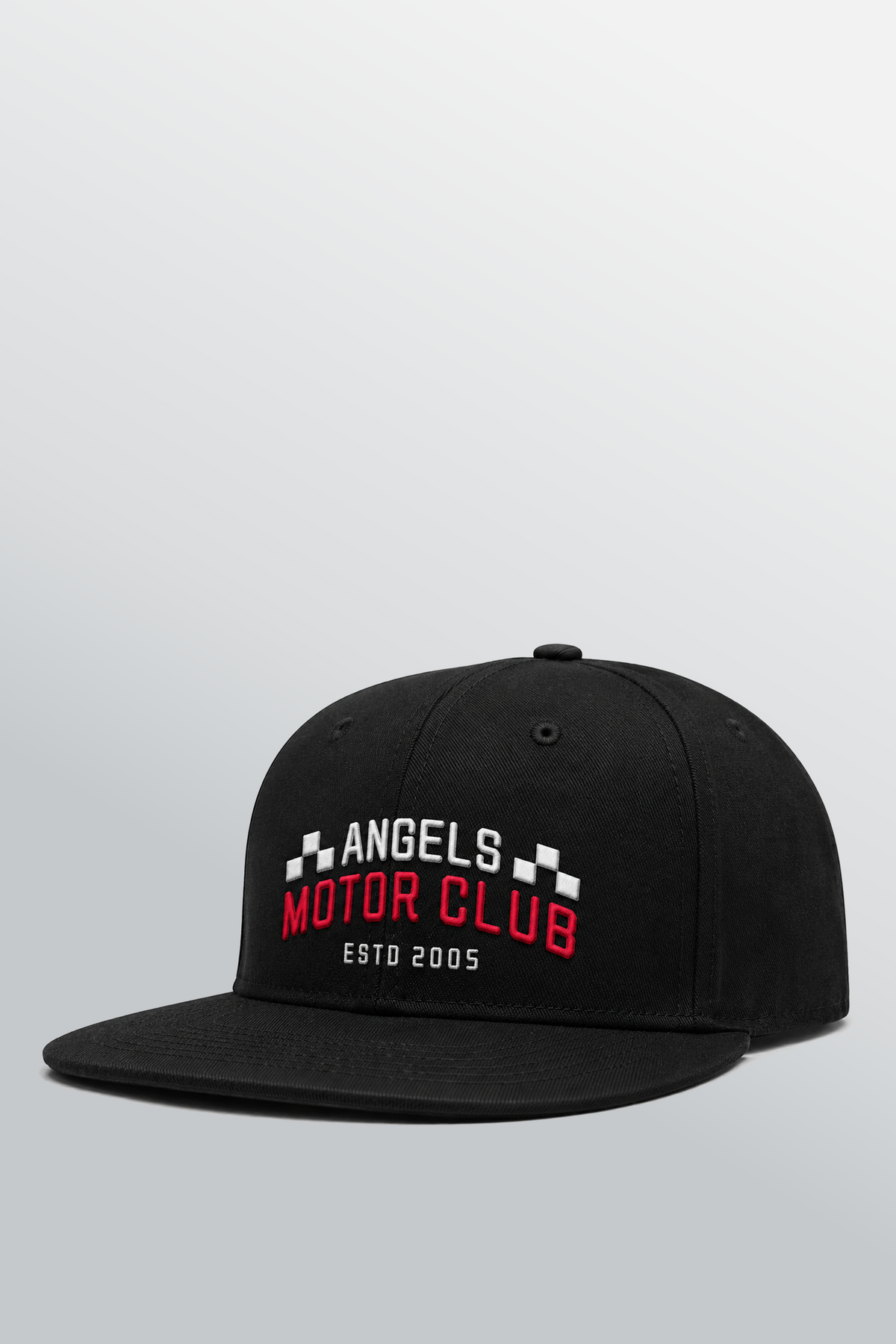Angels Motor Club Snapback Cap Black