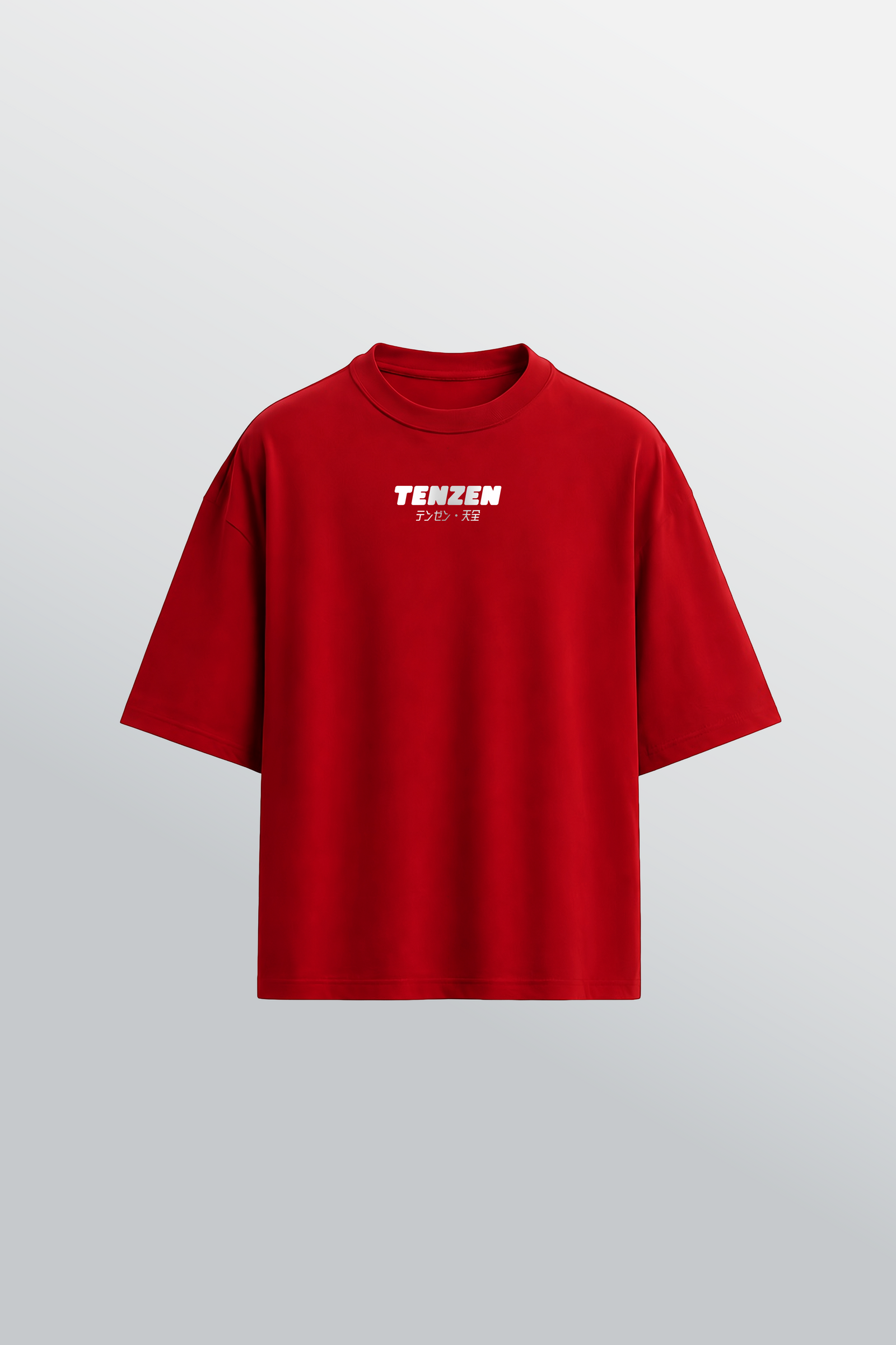 Crew Oversized Tee Red