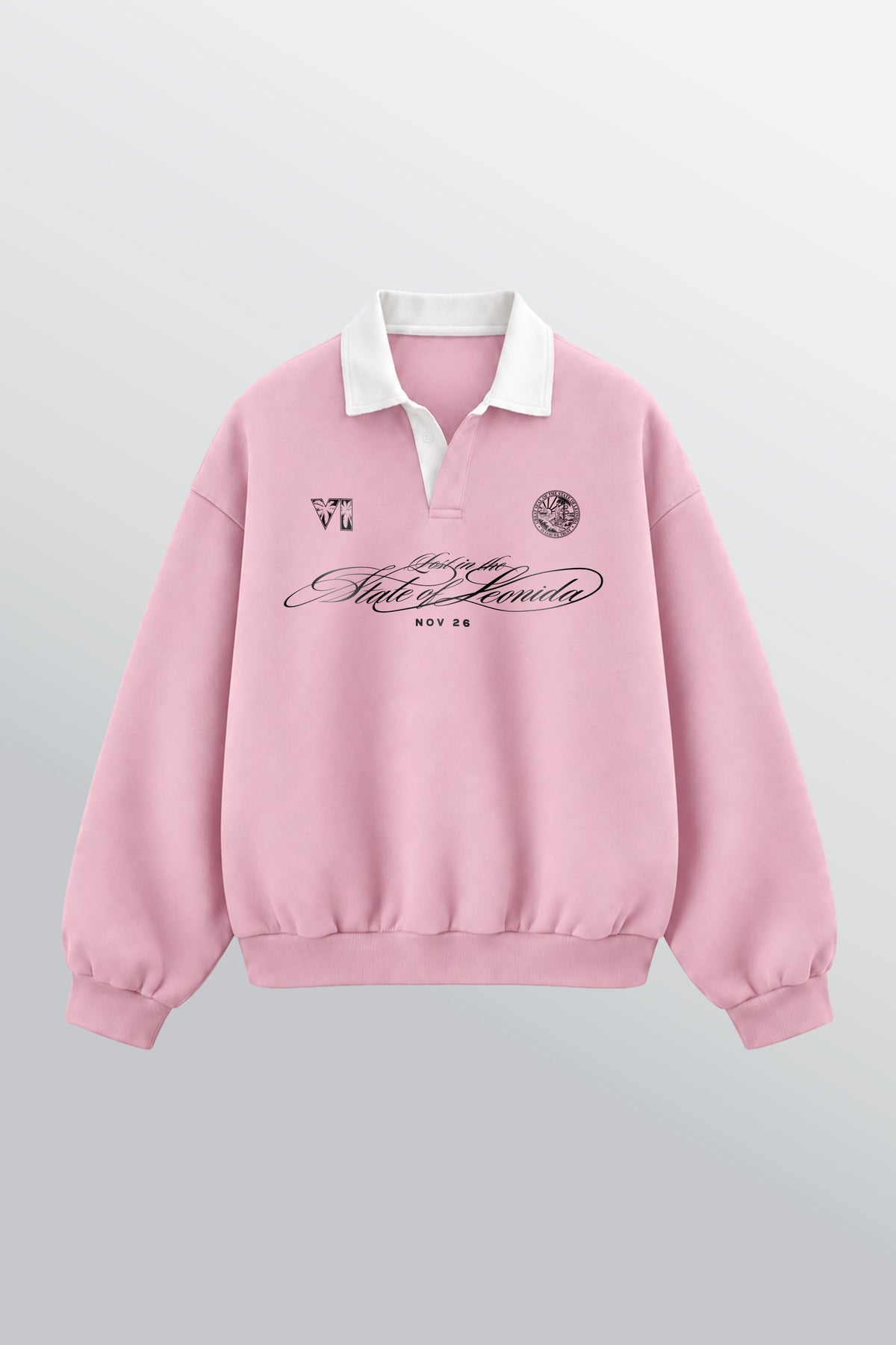 Jack Of Hearts Polo Sweatshirt Pink