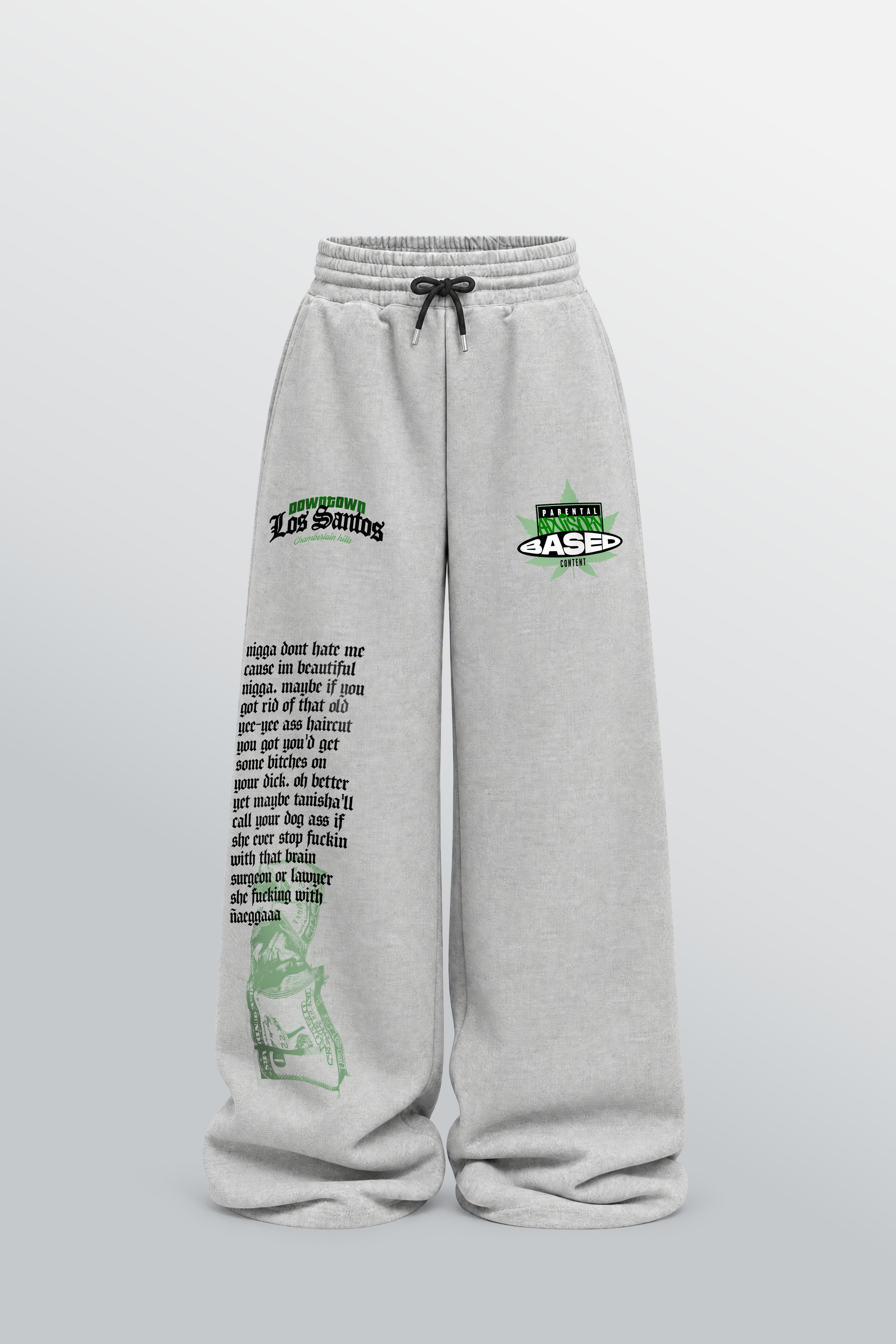 Los Santos Loose-Fit Sweatpants Grey