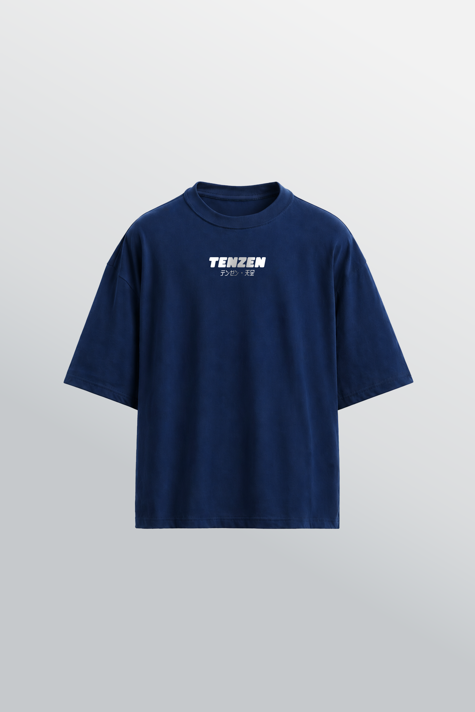 Crew Oversized Tee Navy