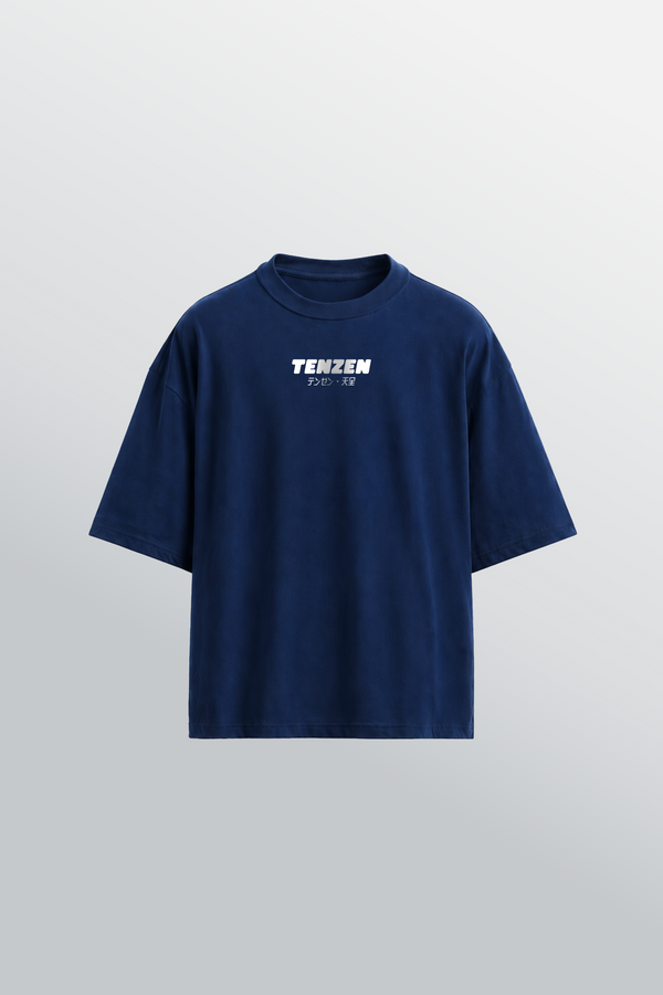 Crew Oversized Tee Navy