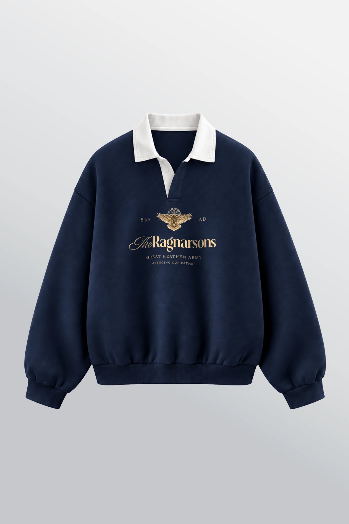 The Ragnarsons Polo Sweatshirt Navy