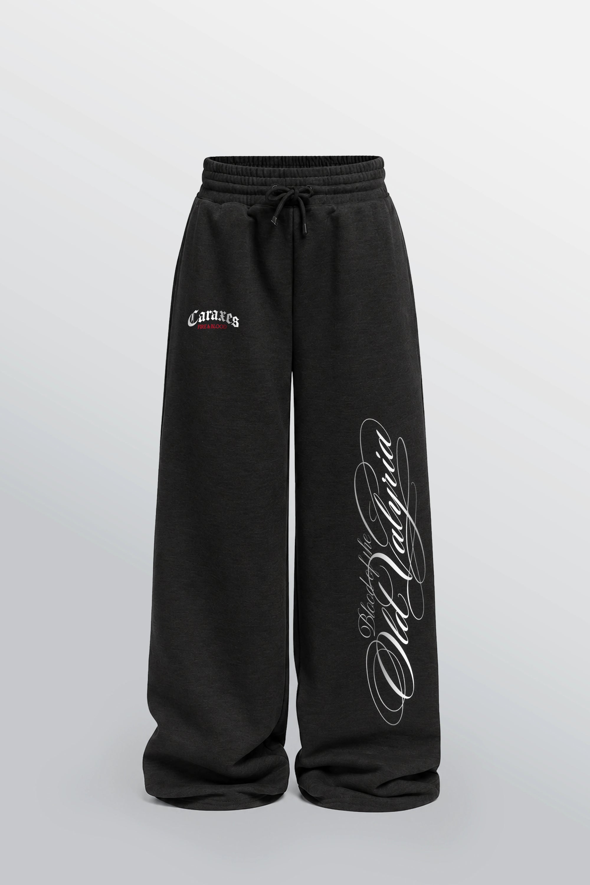 Old Valyria Loose-Fit Sweatpants Black - Front