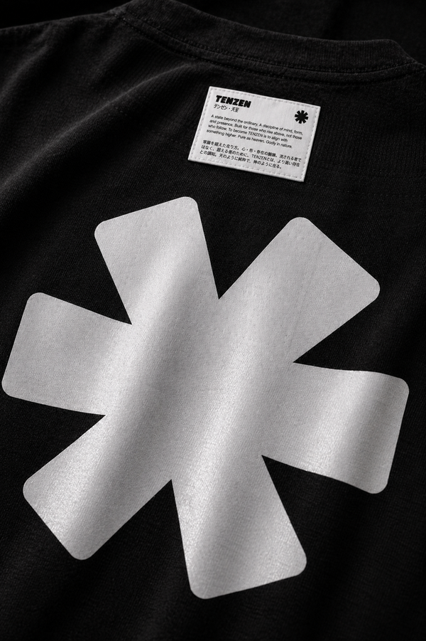 Crew Oversized Tee Black