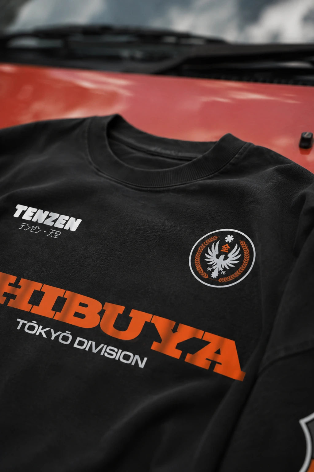 Shibuya Division Layered Tee Black