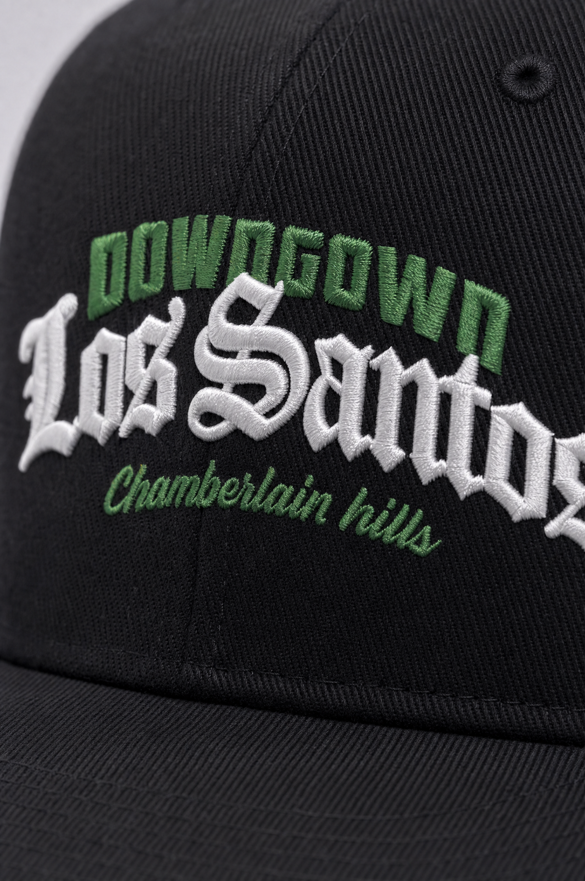 Los Santos Snapback Cap Black