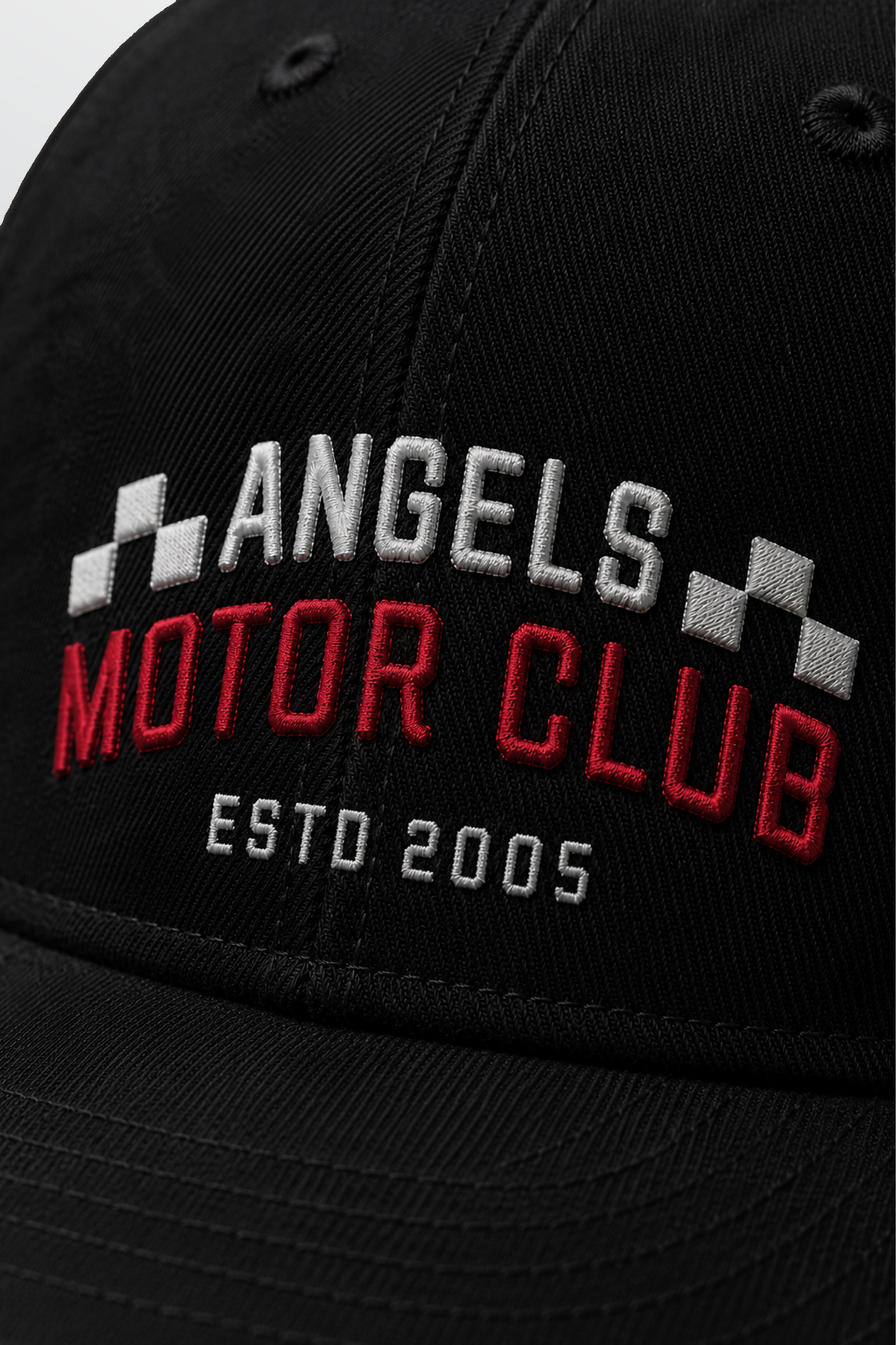 Angels Motor Club Snapback Cap Black