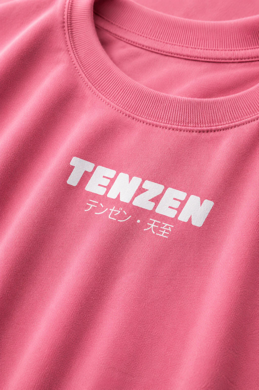 Crew Oversized Tee Pink