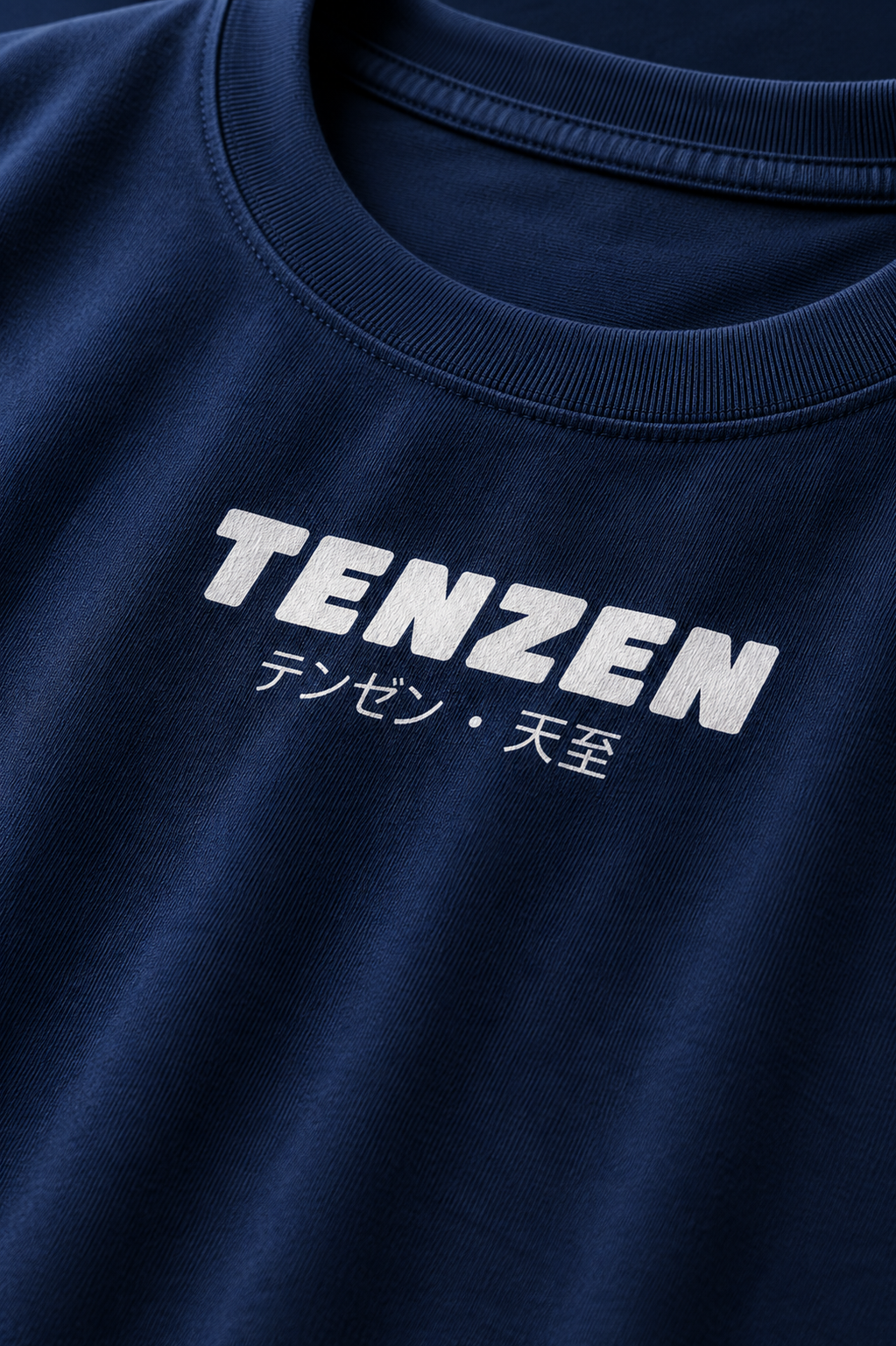 Crew Oversized Tee Navy