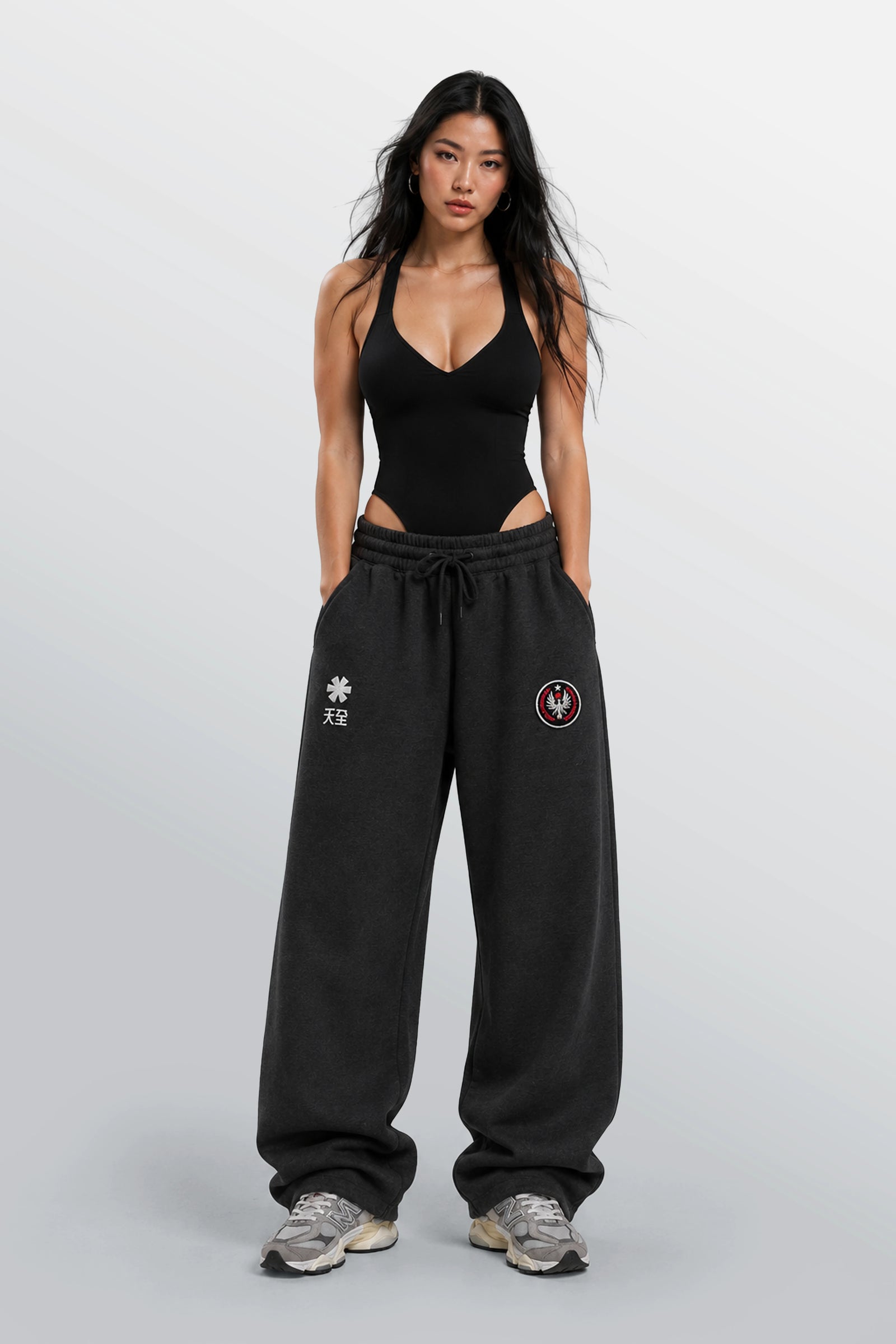 Angels Motor Club Loose-Fit Sweatpant Black