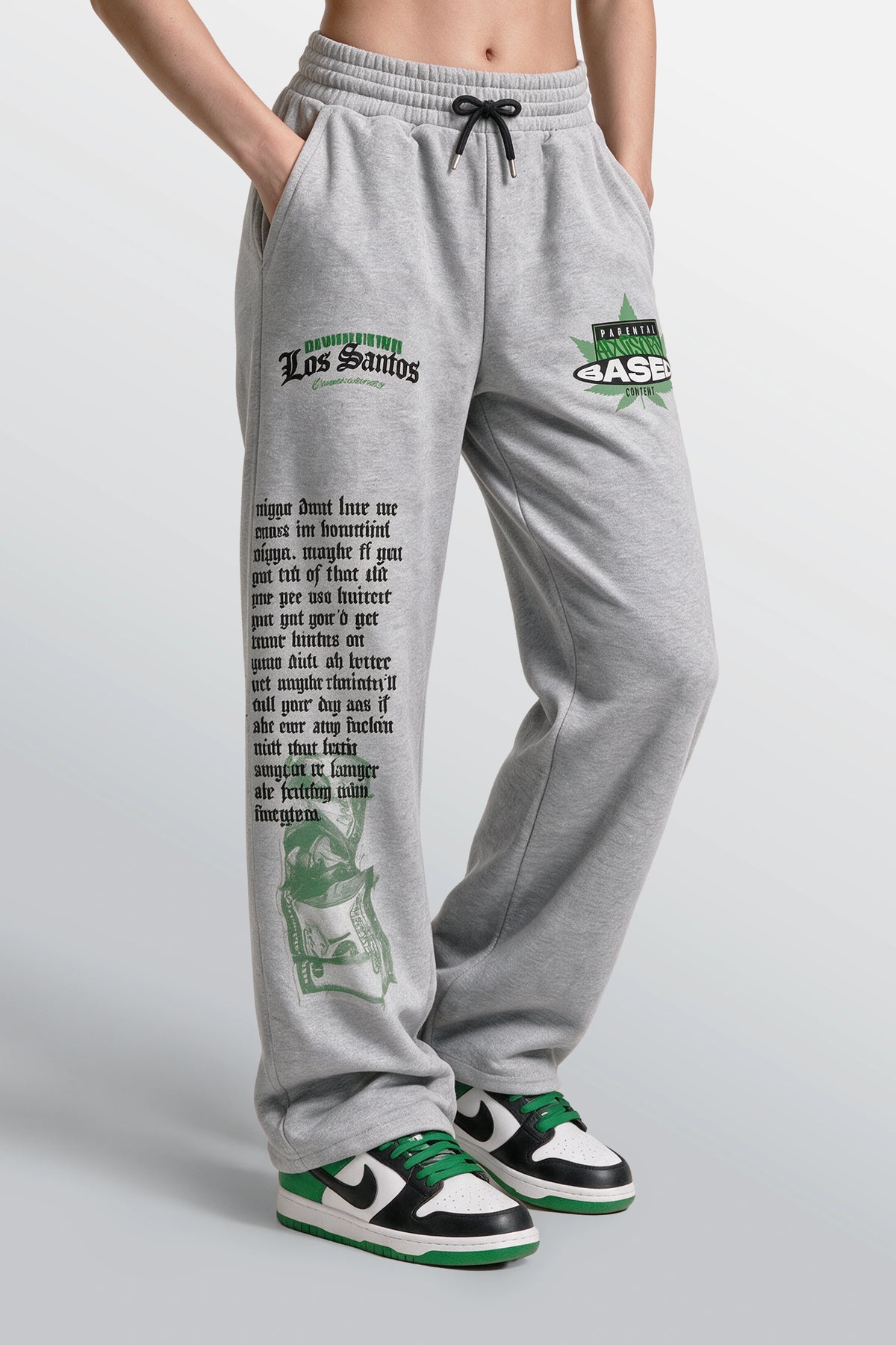 Los Santos Loose-Fit Sweatpants Grey