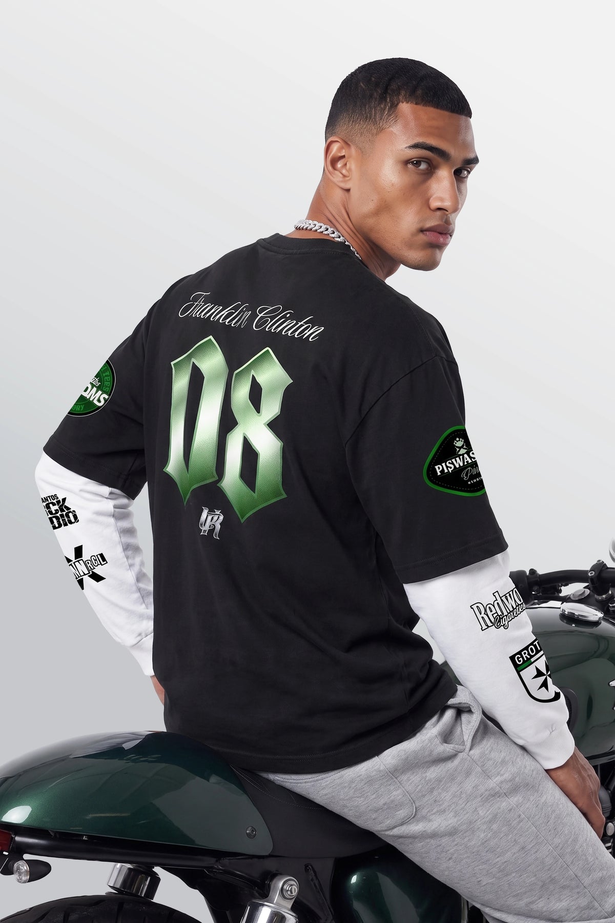 Los Santos Layered Tee Black