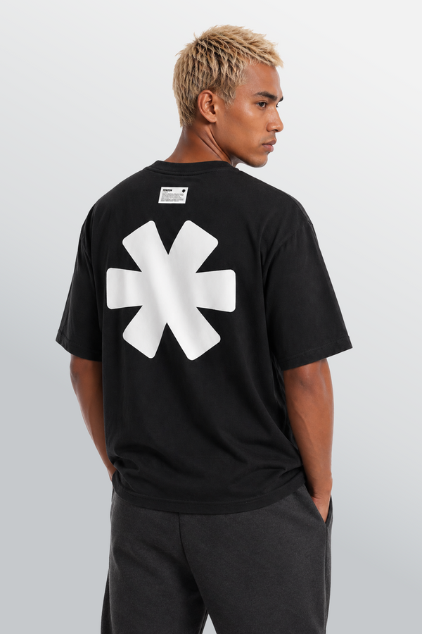 Crew Oversized Tee Black