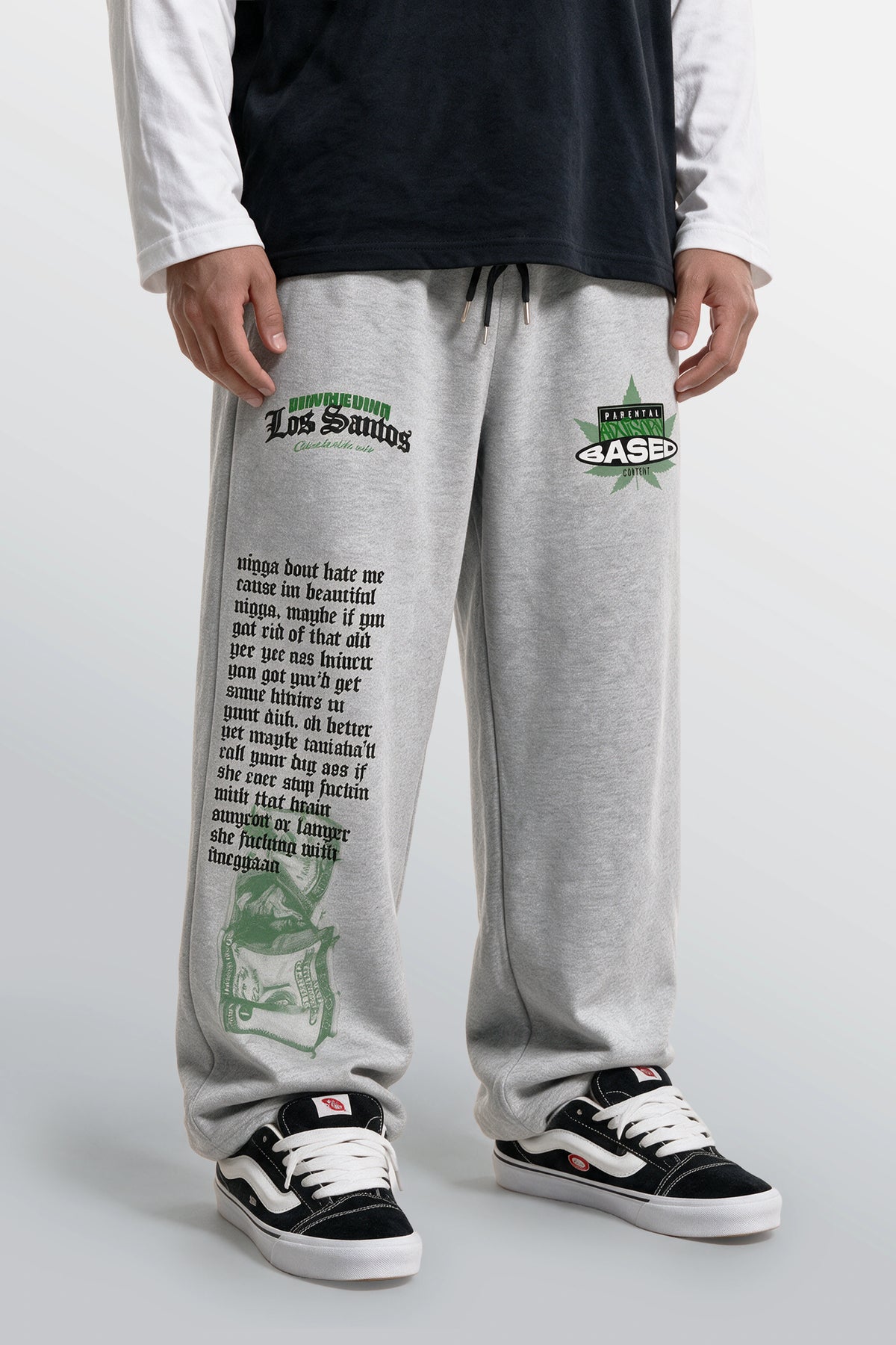 Los Santos Loose-Fit Sweatpants Grey