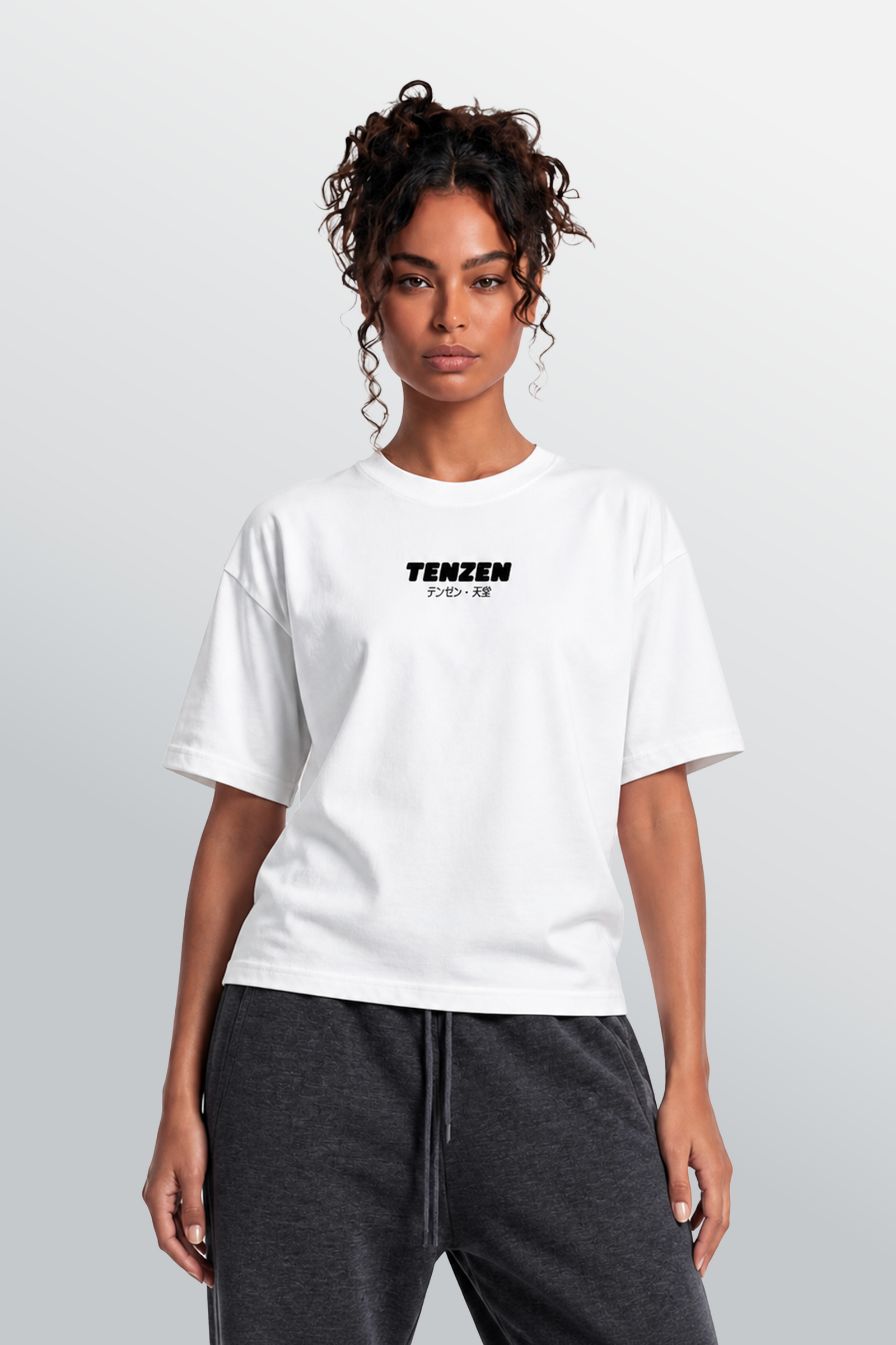 Crew Oversized Tee White