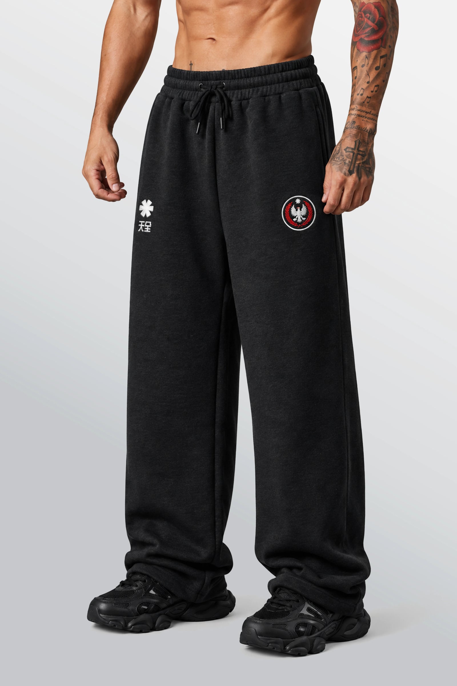 Angels Motor Club Loose-Fit Sweatpant Black