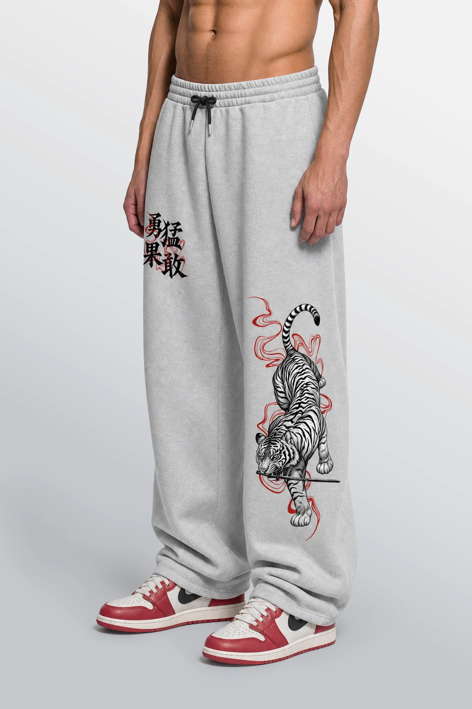 Brave Tora Loose-Fit Sweatpants Grey