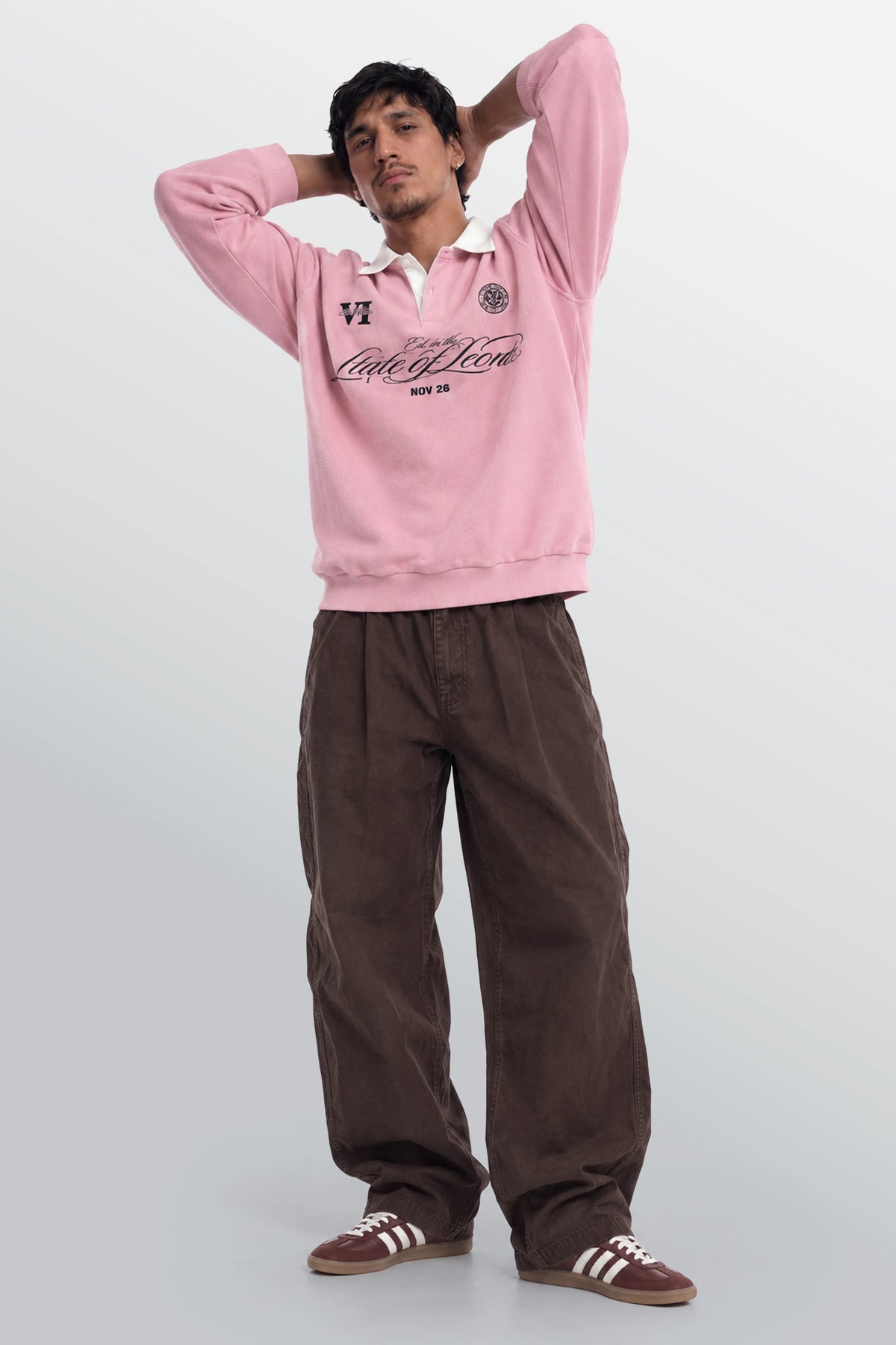 Jack Of Hearts Polo Sweatshirt Pink