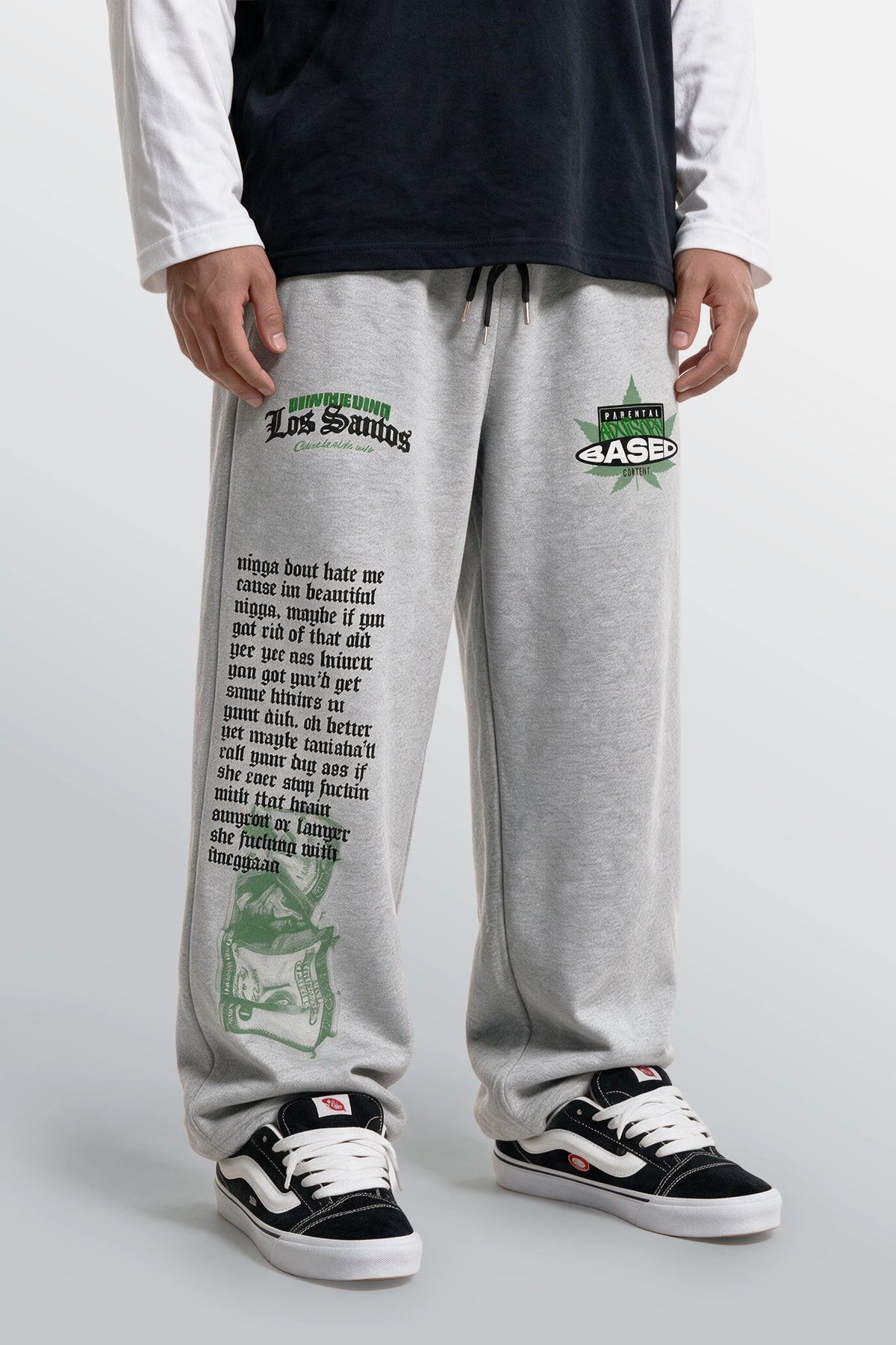 Los Santos Loose-Fit Sweatpants Grey