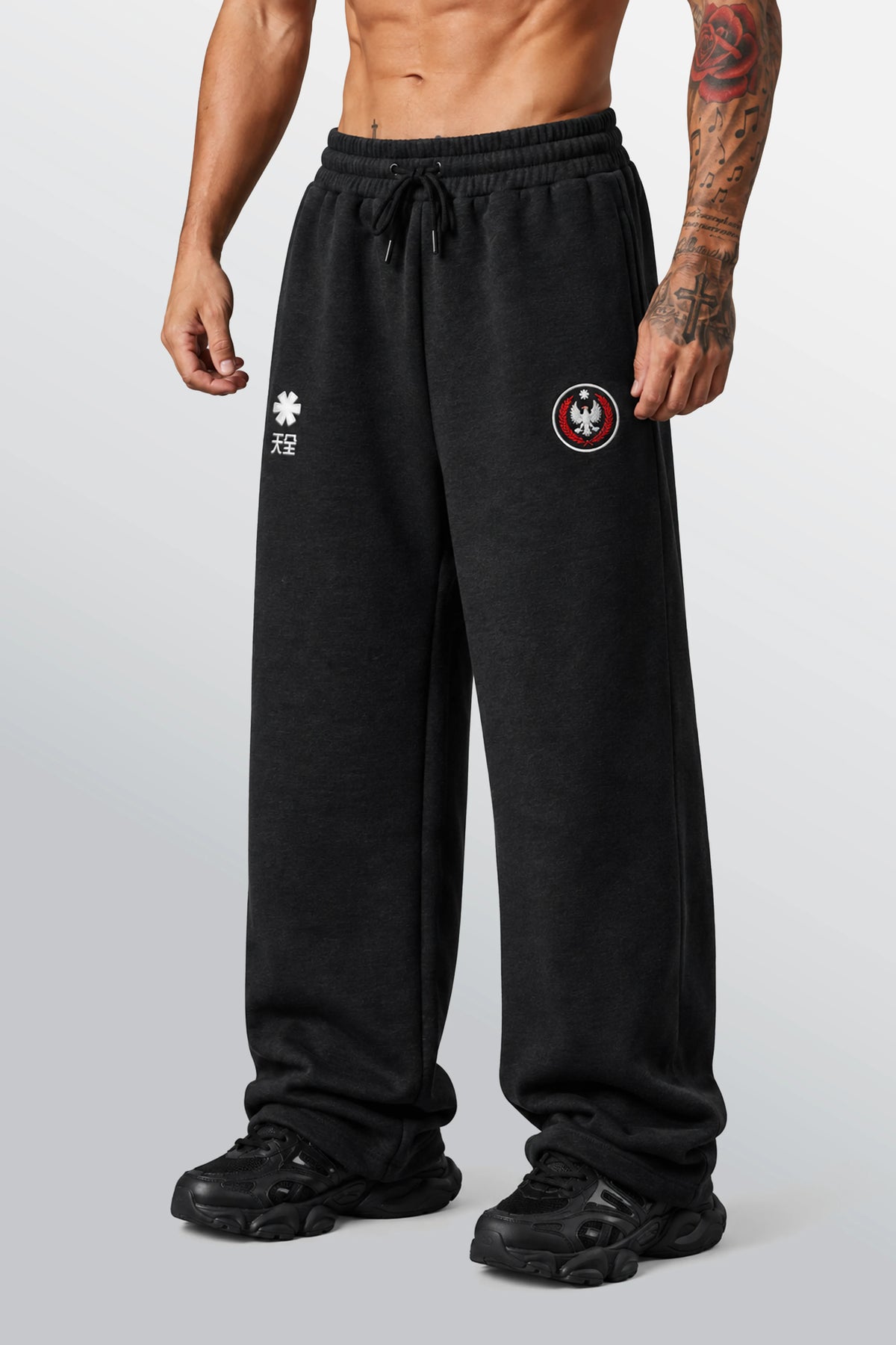 Angels Motor Club Loose-Fit Sweatpant Black