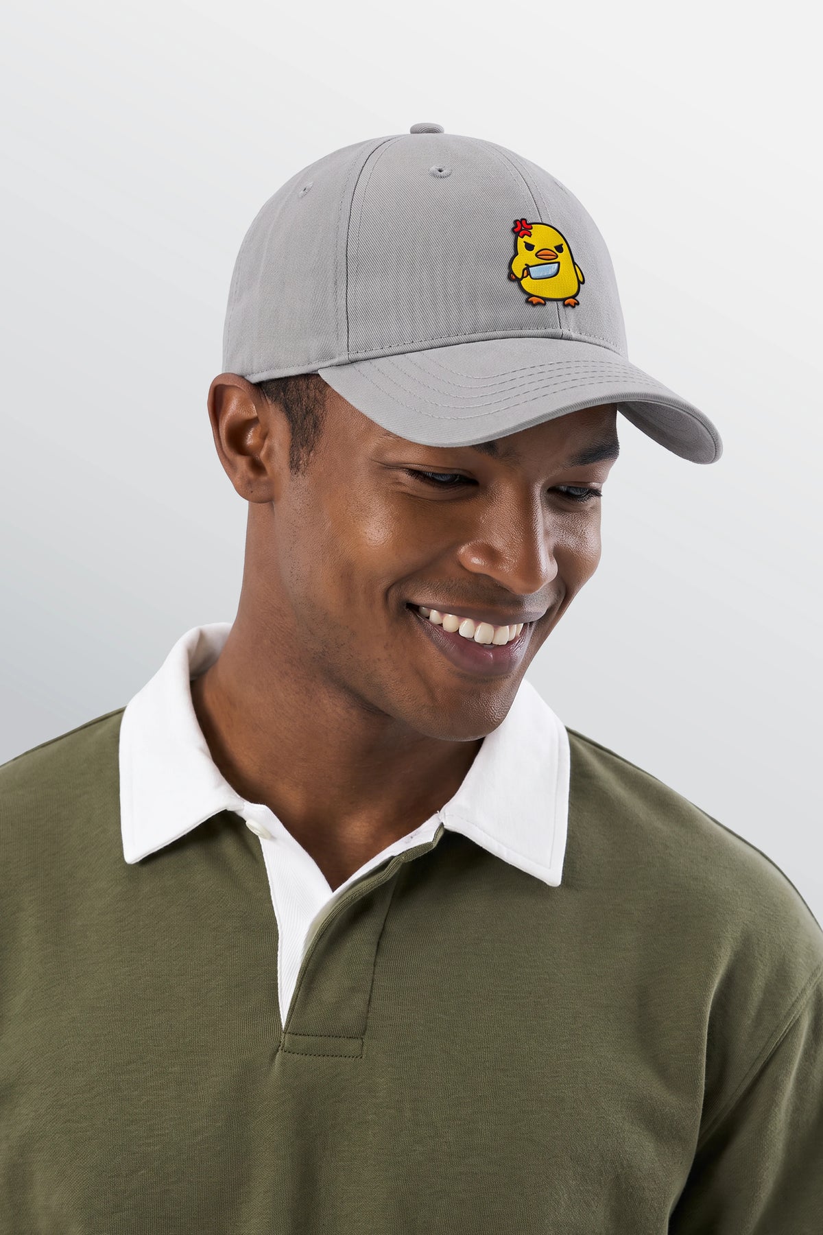 Dont Duck With Me Ottoman Baseball Cap Grey