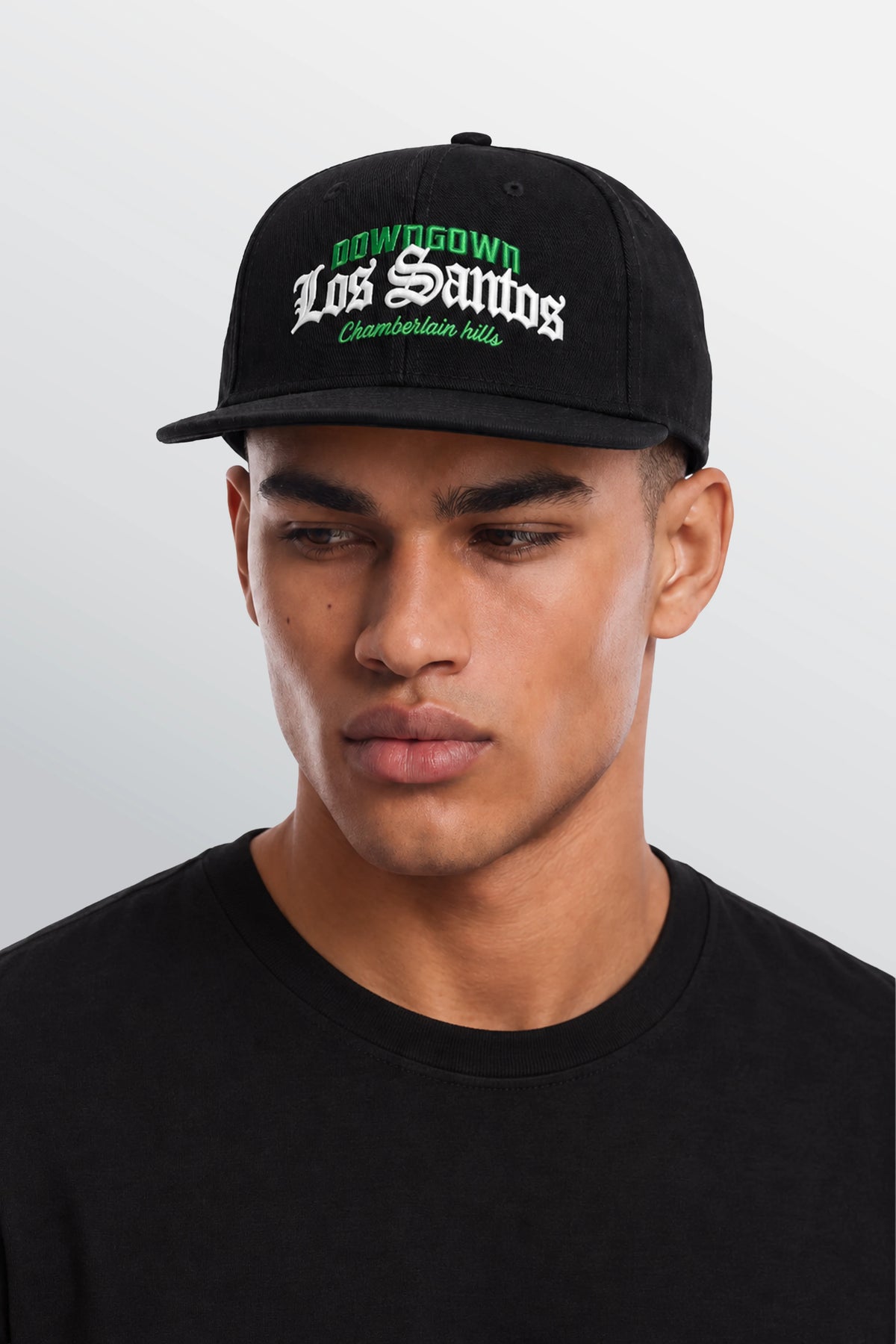 Los Santos Snapback Cap Black
